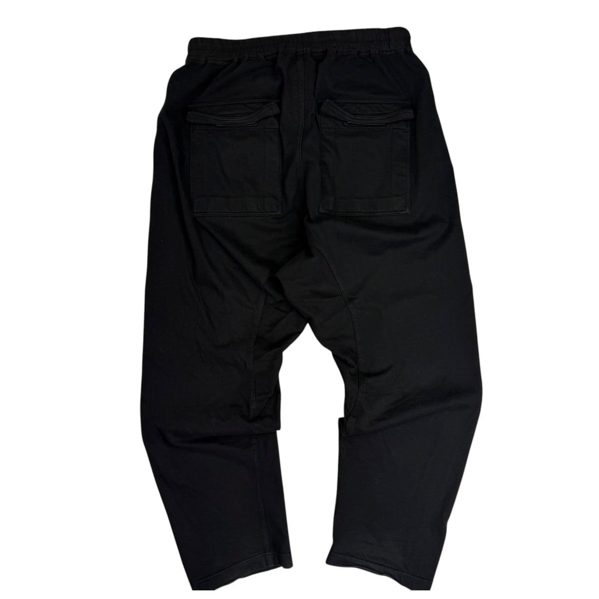 Rick Owens DRKSHDW Edfu Strobe Cargo Drawstring Pants Black
