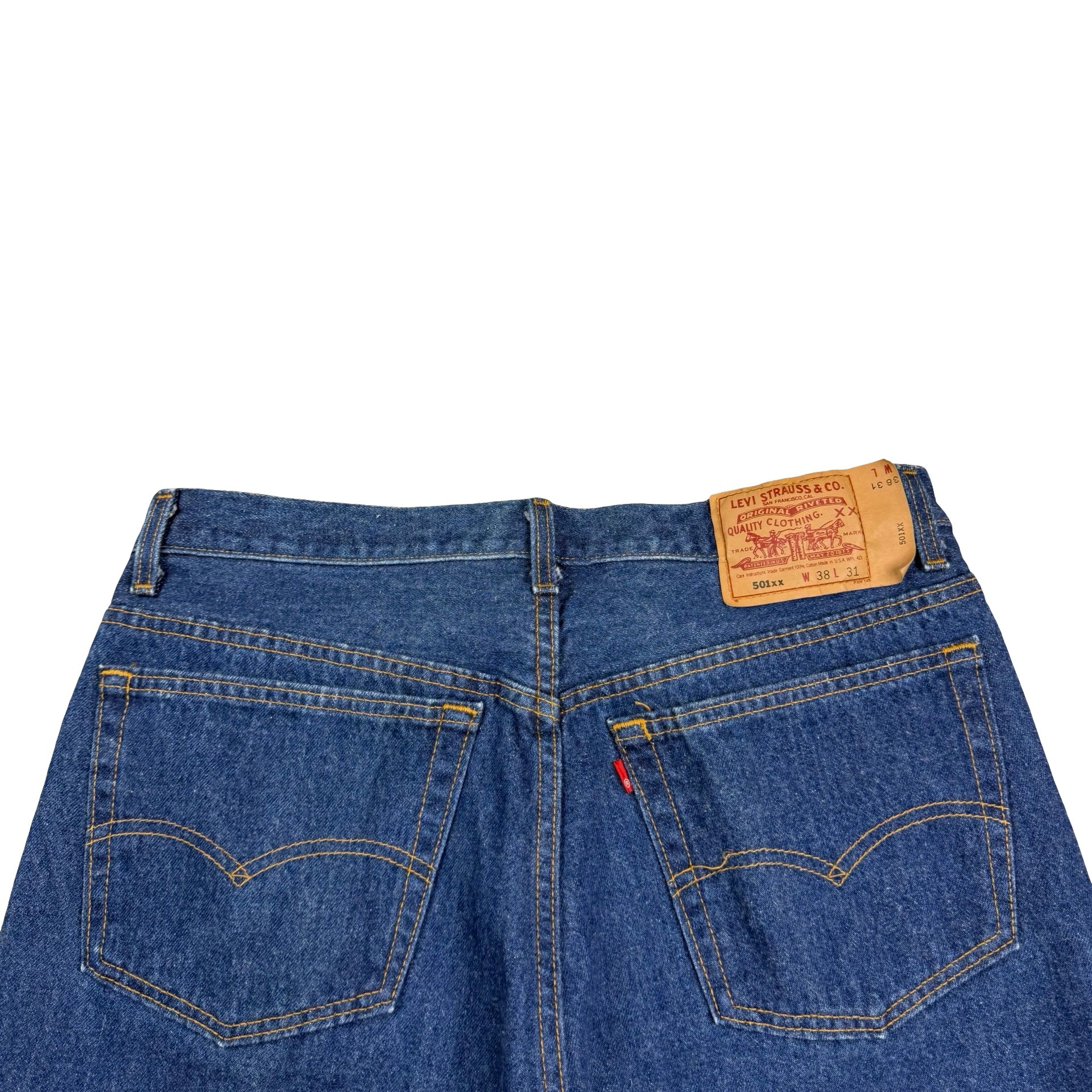 Vintage Levi’s 501 Blank Tab Denim Jeans Blue