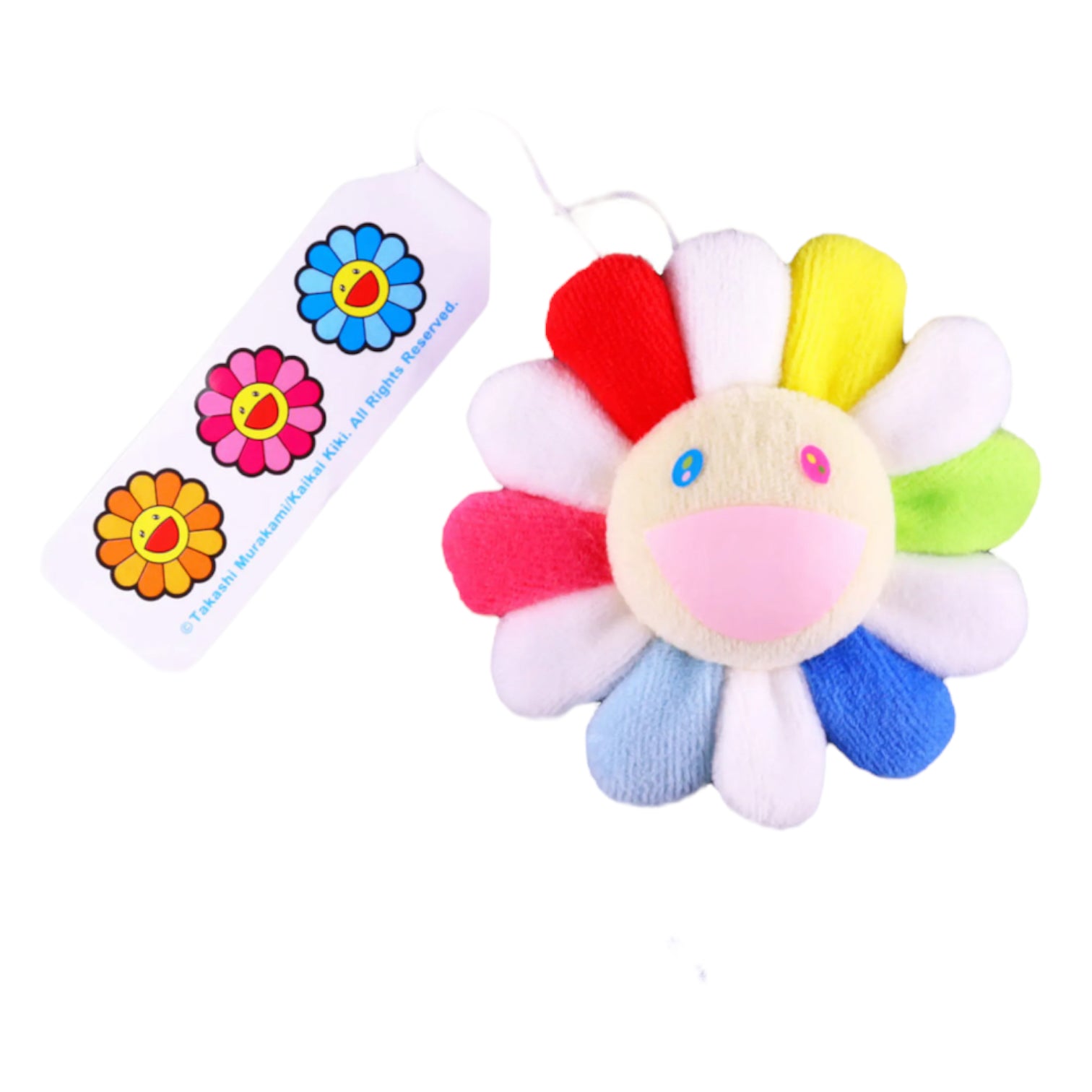 Takashi Murakami Flower Plush Pin - Multicolor Collectible Pin