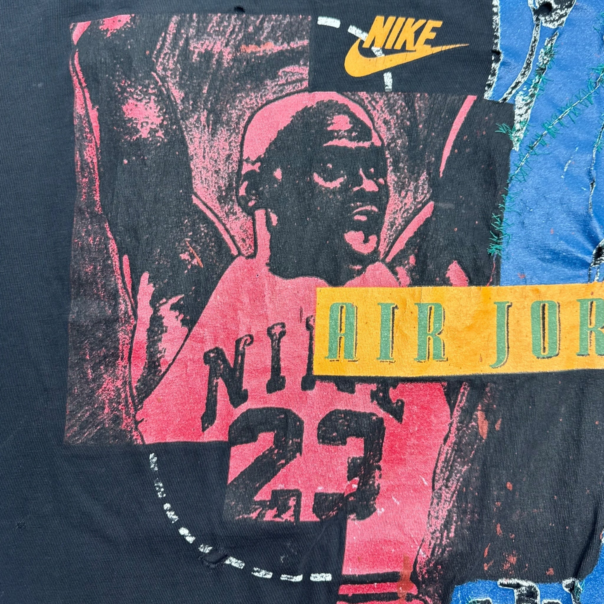 Vintage Nike Air Jordan Distressed Tee Black