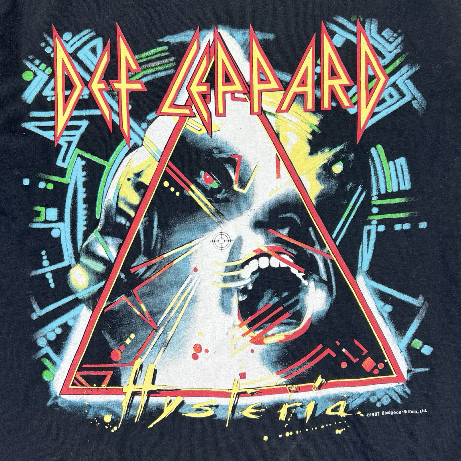 Vintage 1987 Def Leppard Hysteria Japan Tour T-Shirt