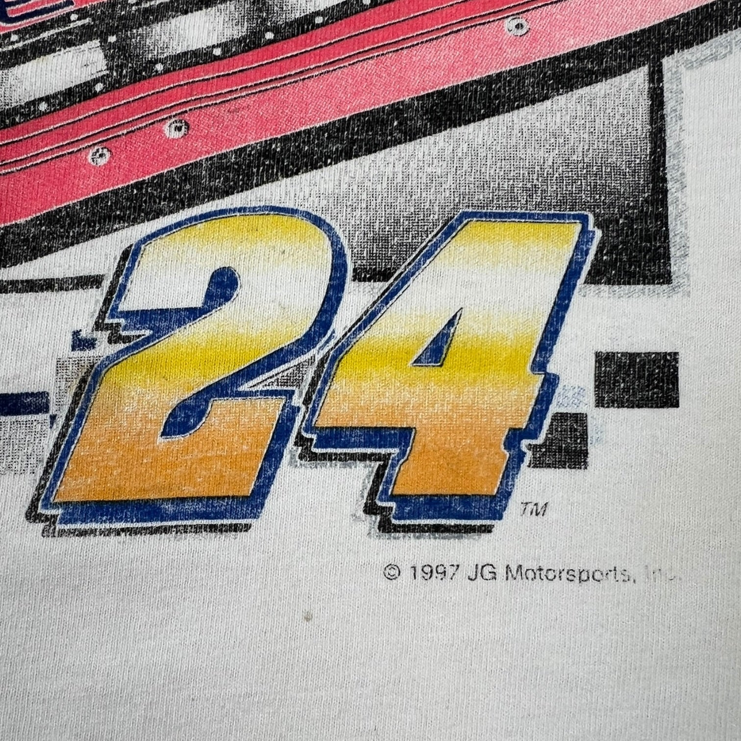 Vintage 1997 Jeff Gordon Team Dupont T-Shirt White