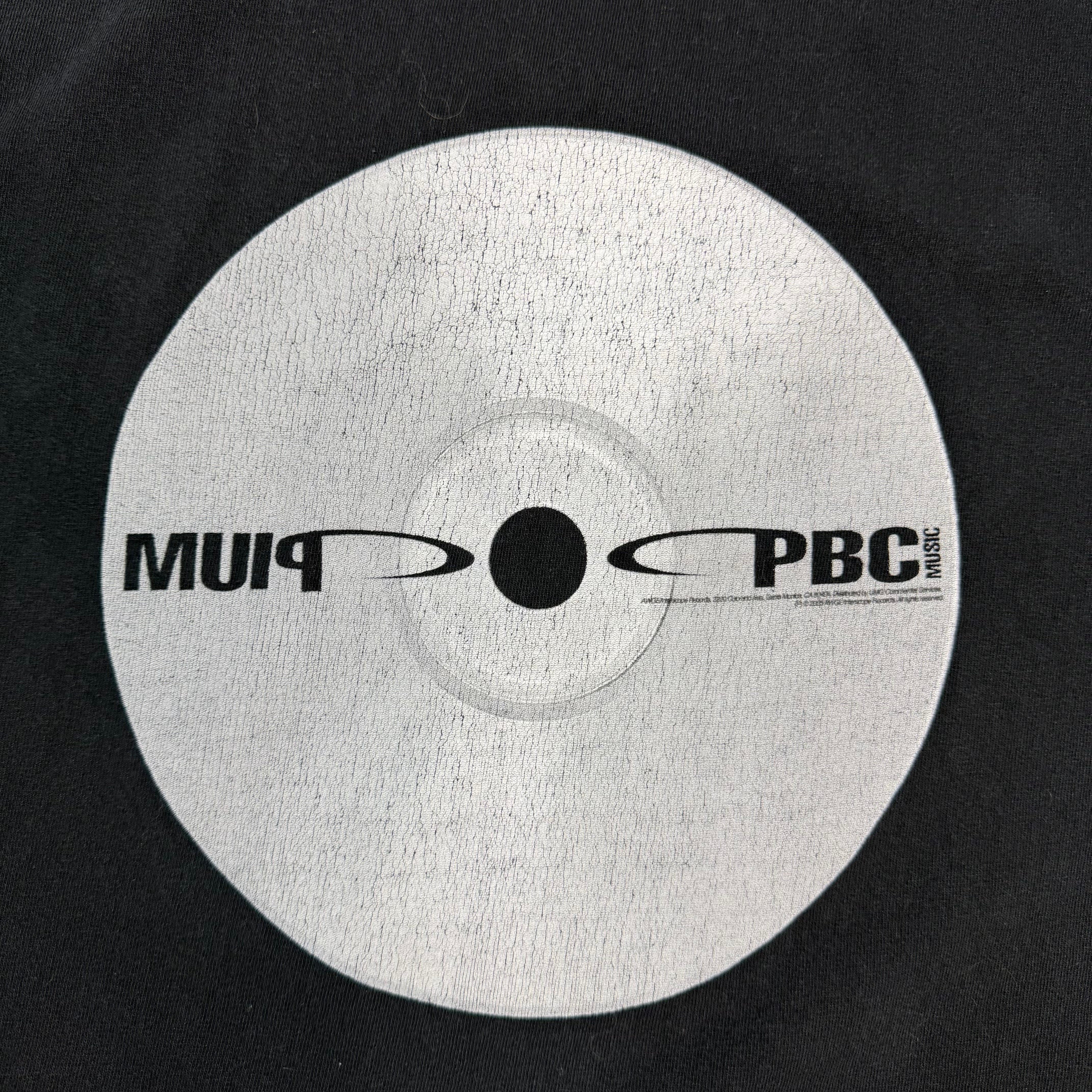 Playboi Carti I AM MUSIC Silver Disc Tee Black