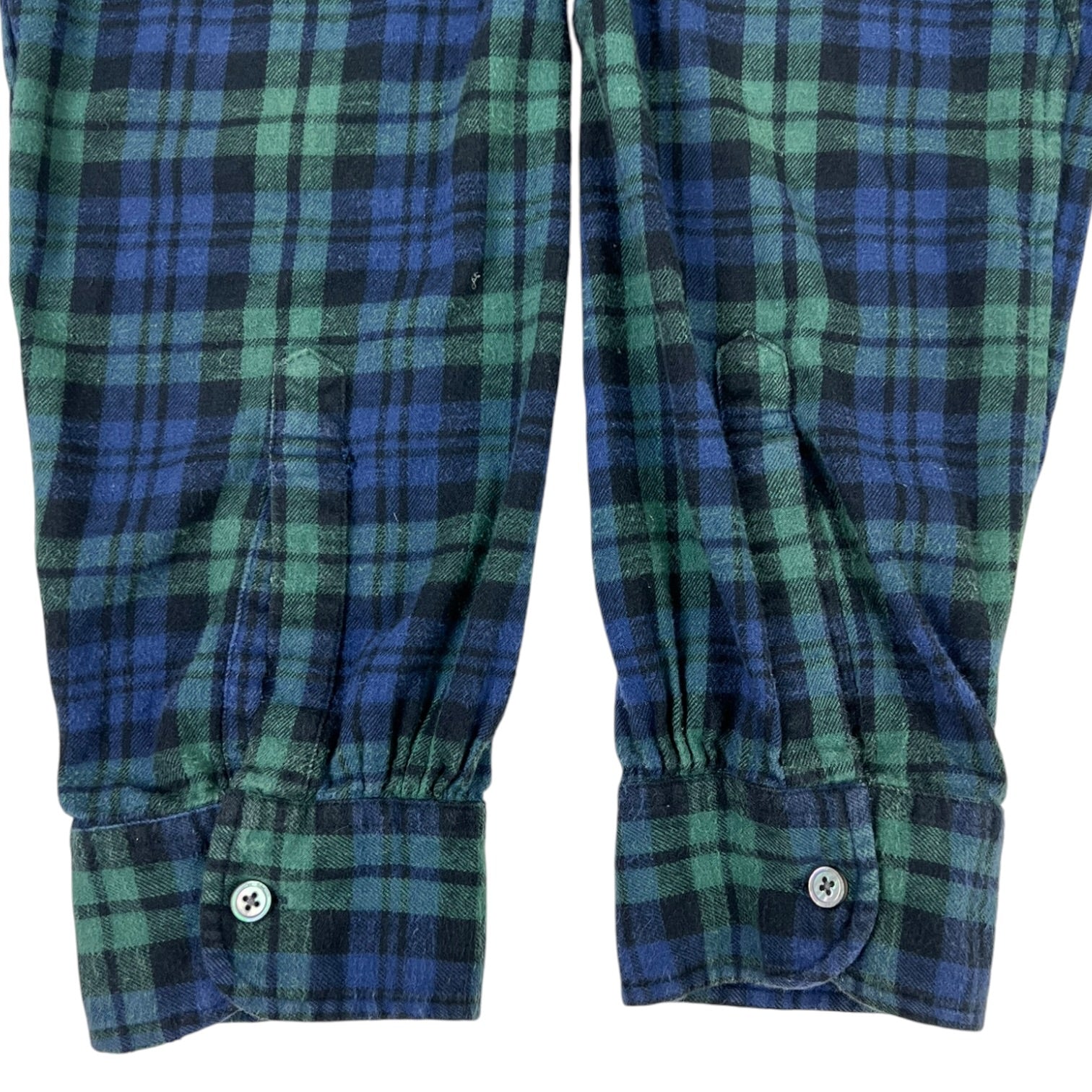 Engineered Garments Single Needle Plaid Flannel Blue/Green