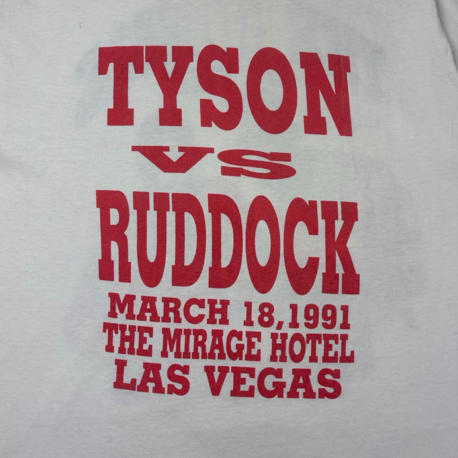 1991 Tyson VS Ruddock The Rumble In The Mirage Jungle T-Shirt