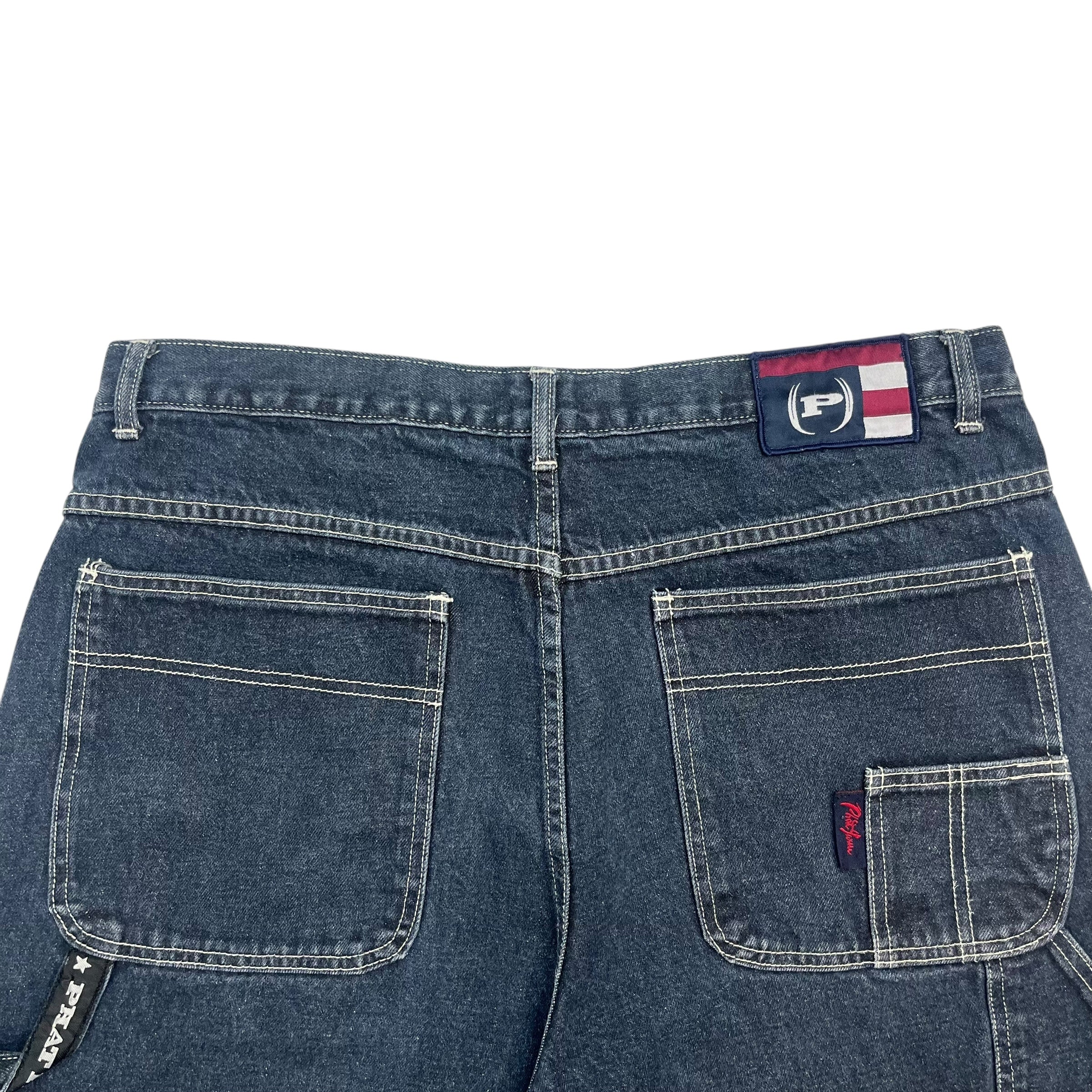 Vintage Y2K Phat Farm Denim Shorts Dark Wash Blue