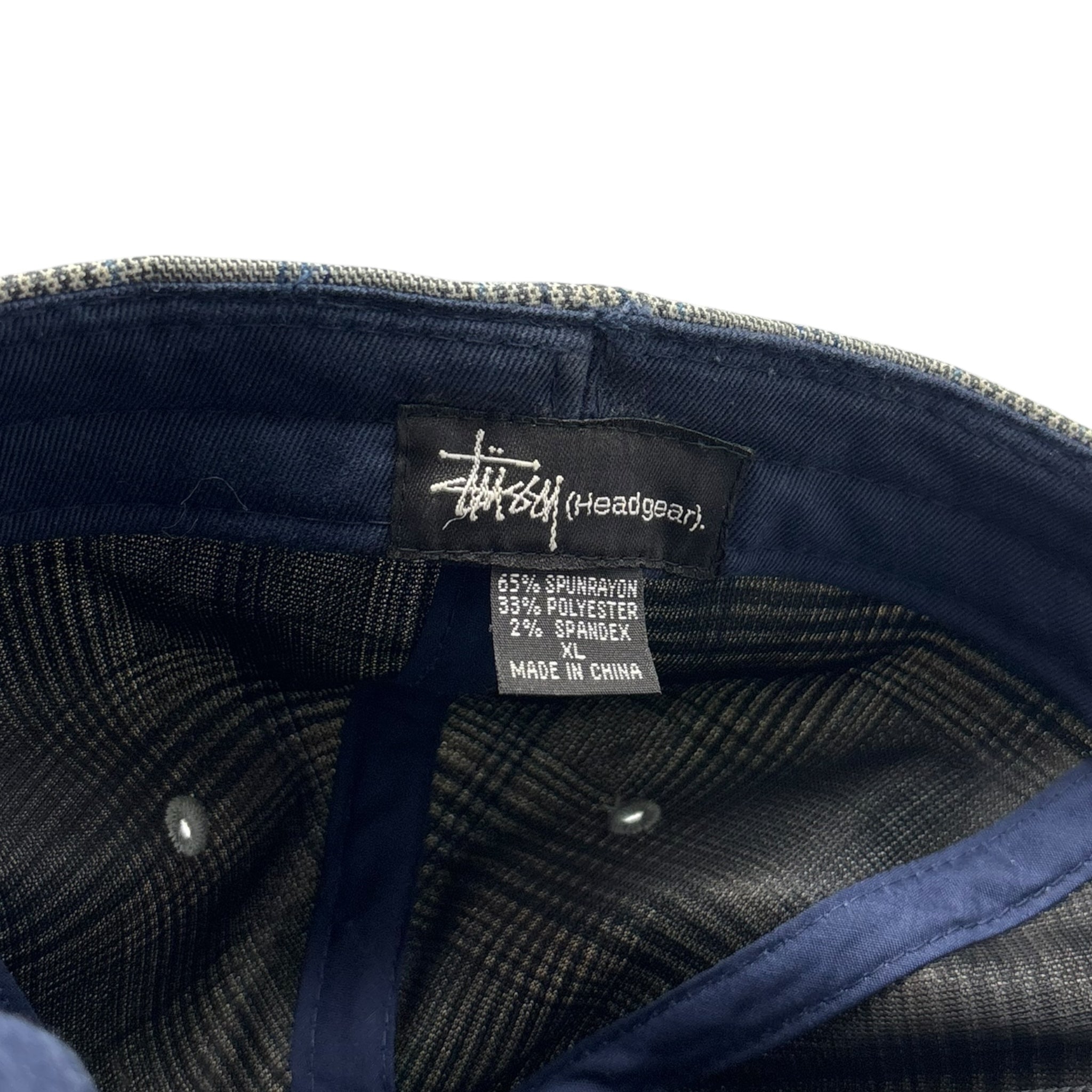 Stüssy Glen Plaid Fitted Cap
