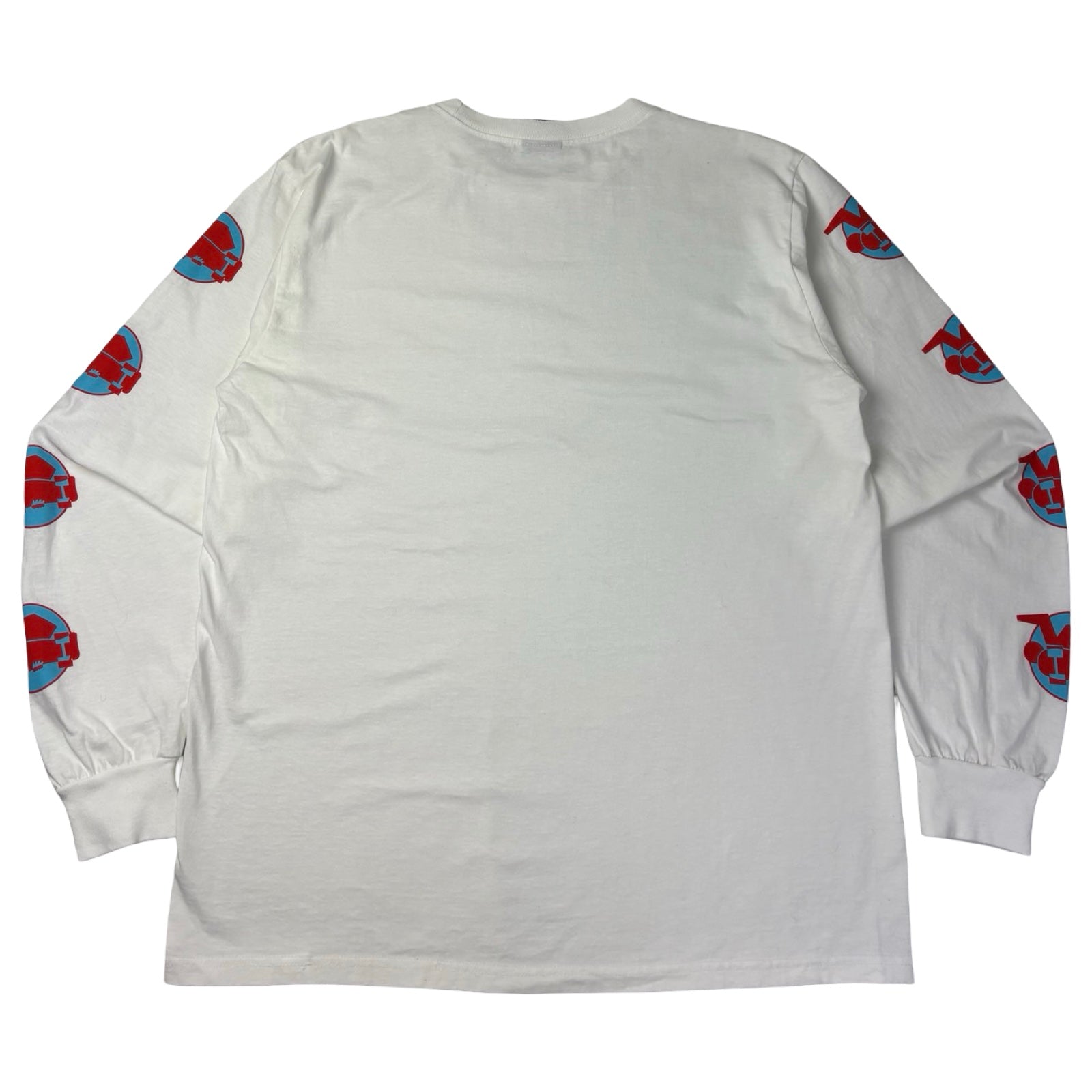 Stussy Skateman L/S Tee White