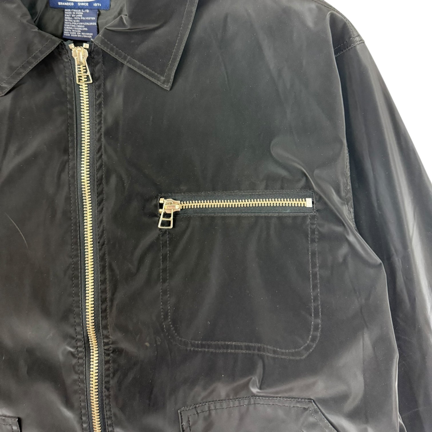 Vintage Brody Polyvinyl-chloride Jacket Black