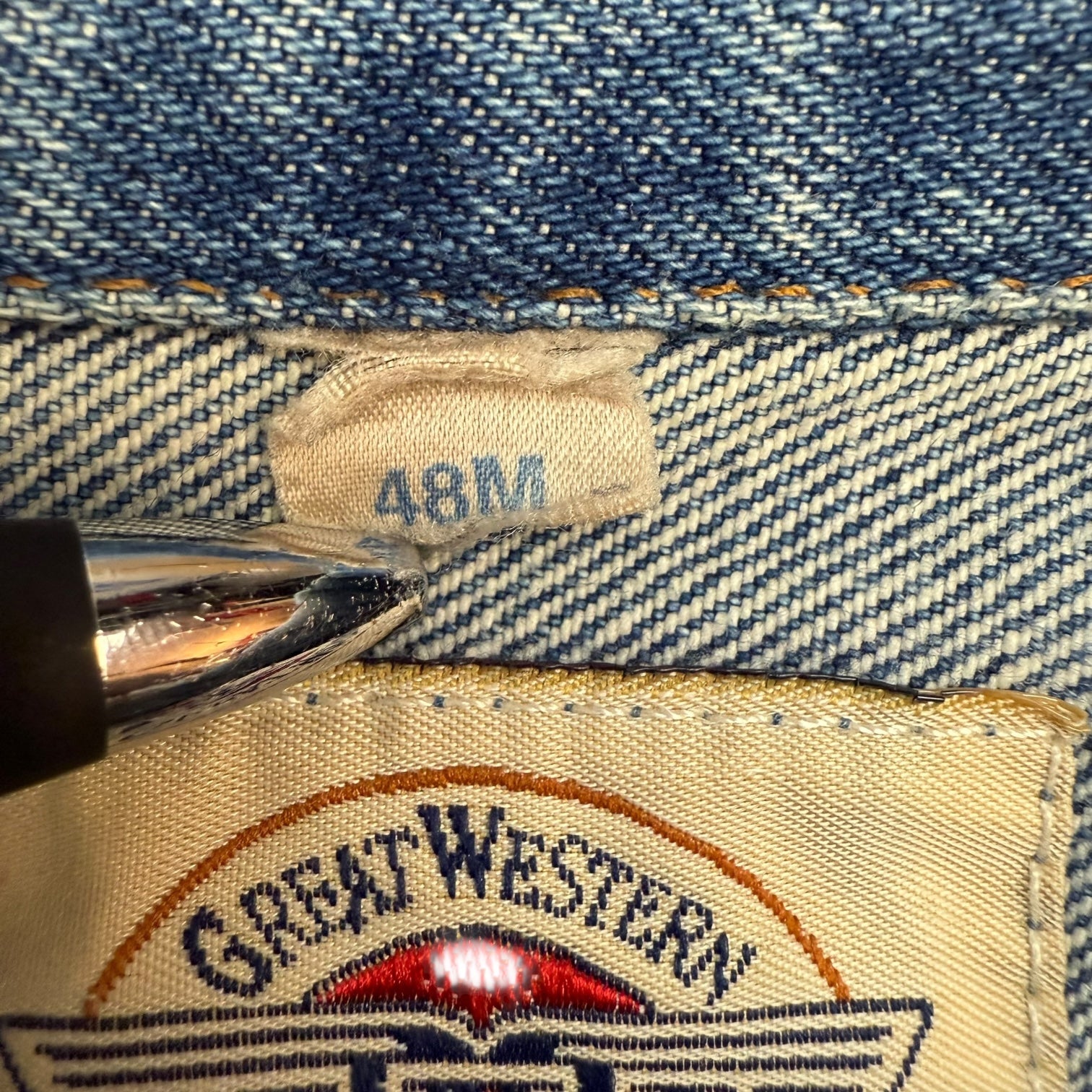 Vintage GWG Denim Button Up Jacket Medium Wash