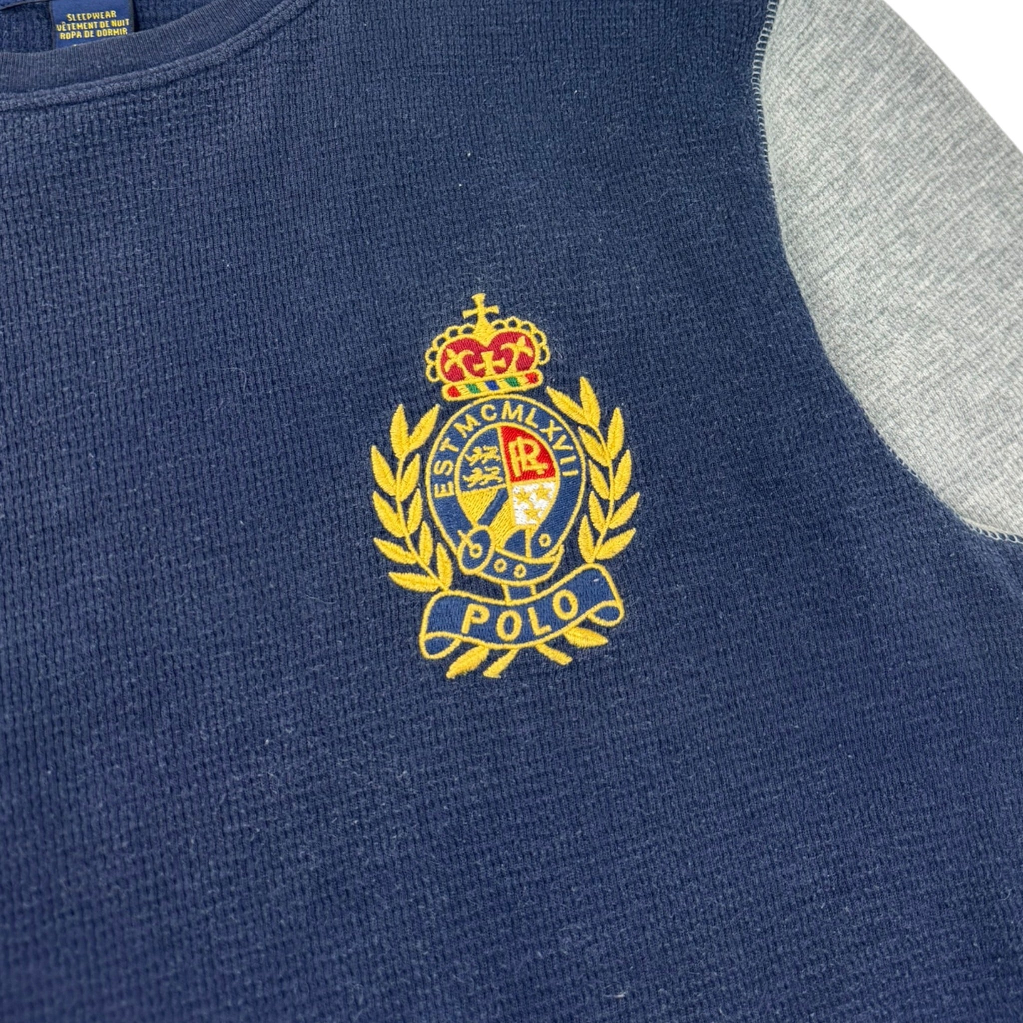 Polo Ralph Lauren Thermal Knit Navy/Grey