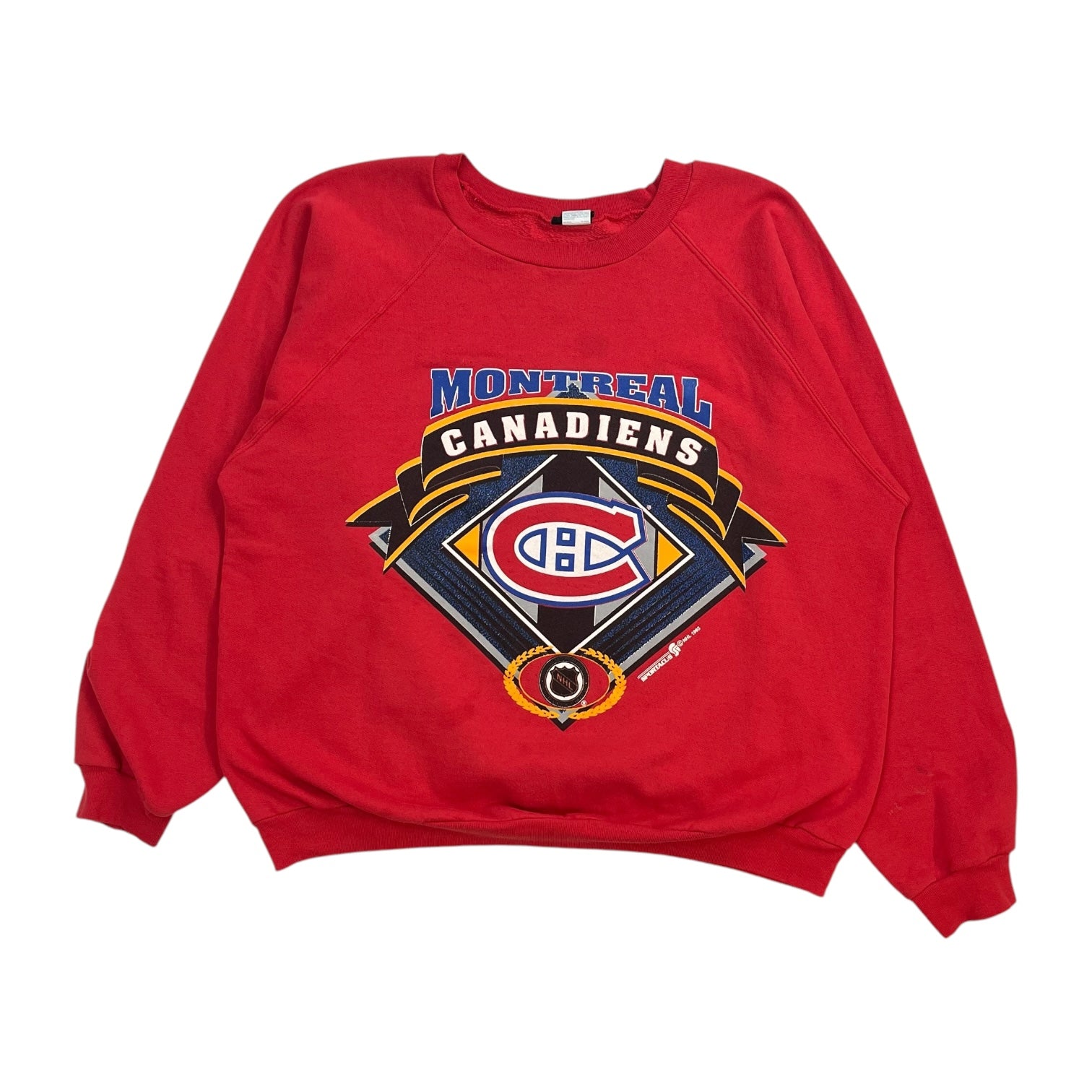 Vintage Montreal Canadiens Crewneck Red