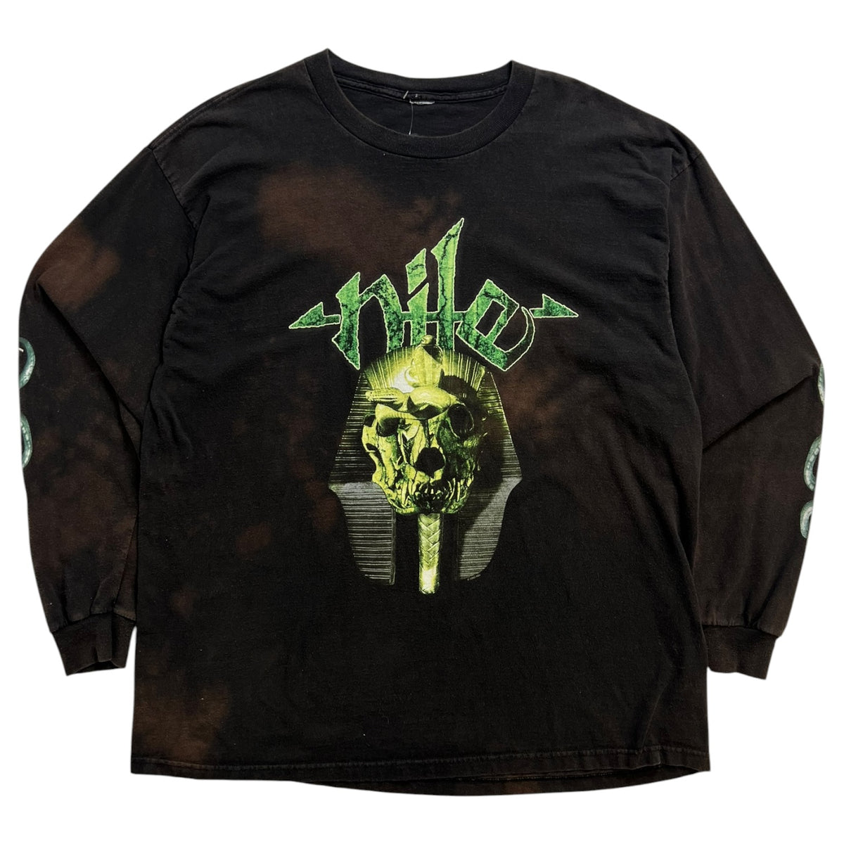 Vintage 2002 Nile “In Their Darkened Shrines” Long Sleeve T-Shirt Black