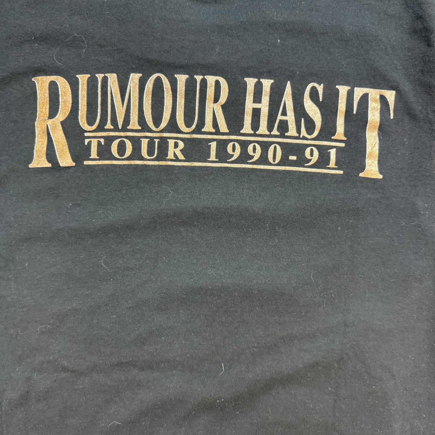 1990 Reba ‘Rumour Has It’ Tour Tee Black