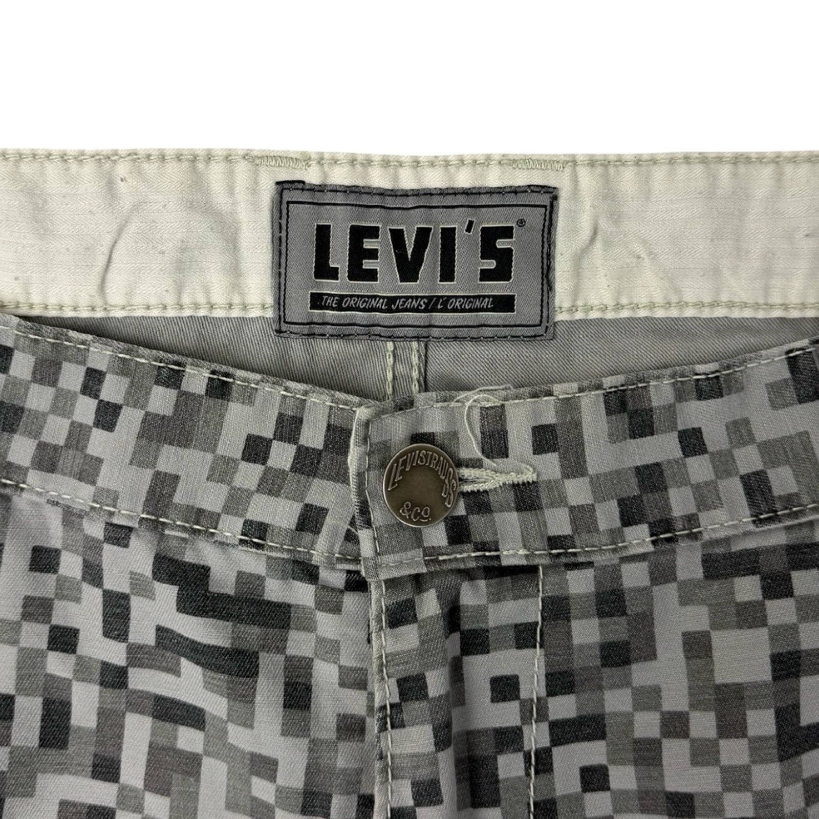 Vintage Levi’s Digi-Camo Cargo Shorts Grey