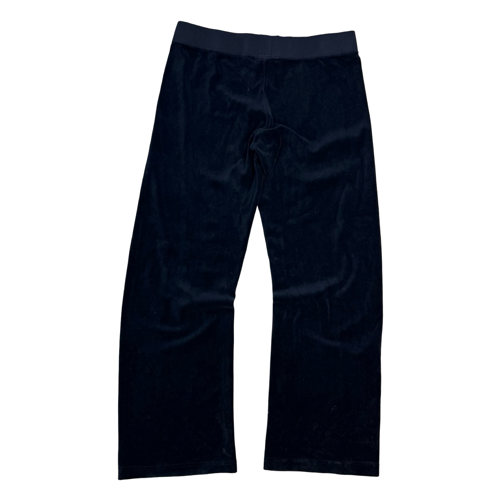 (W) Vintage Juicy Couture Velour Track Pants Navy Blue