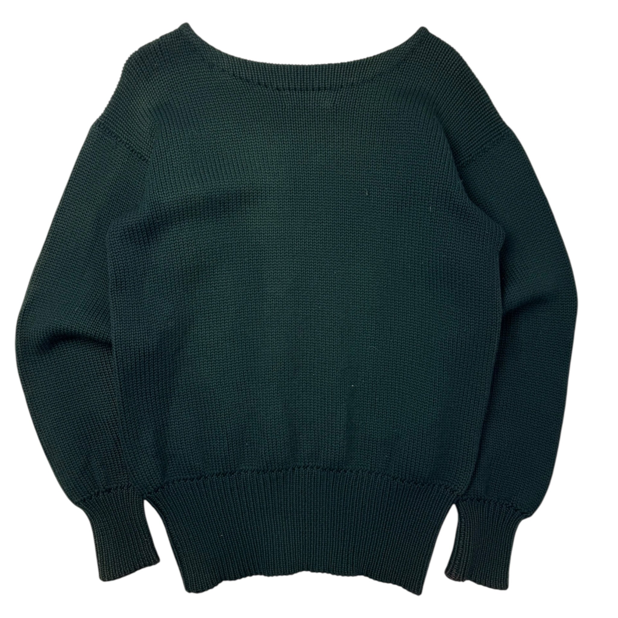 Vintage ‘70s Pure Worsted Knit Dark Green