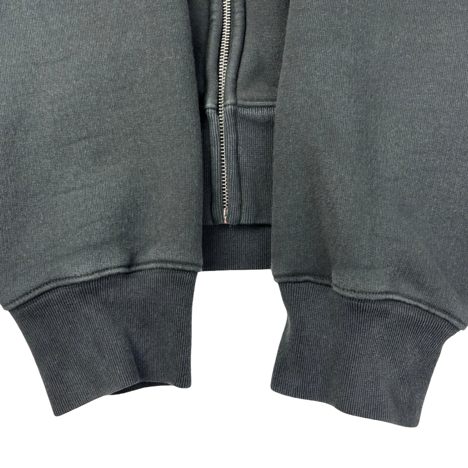Stussy Sweats Basic Pigment Dyed Full-Zip Hoodie Washed Black