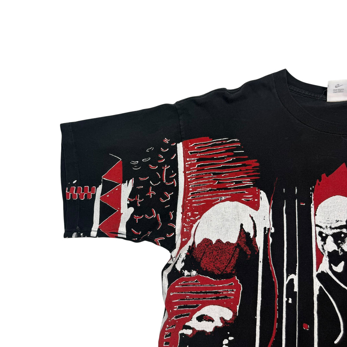 Vintage 90s Nike Michael Jordan All Over Print Tee Black