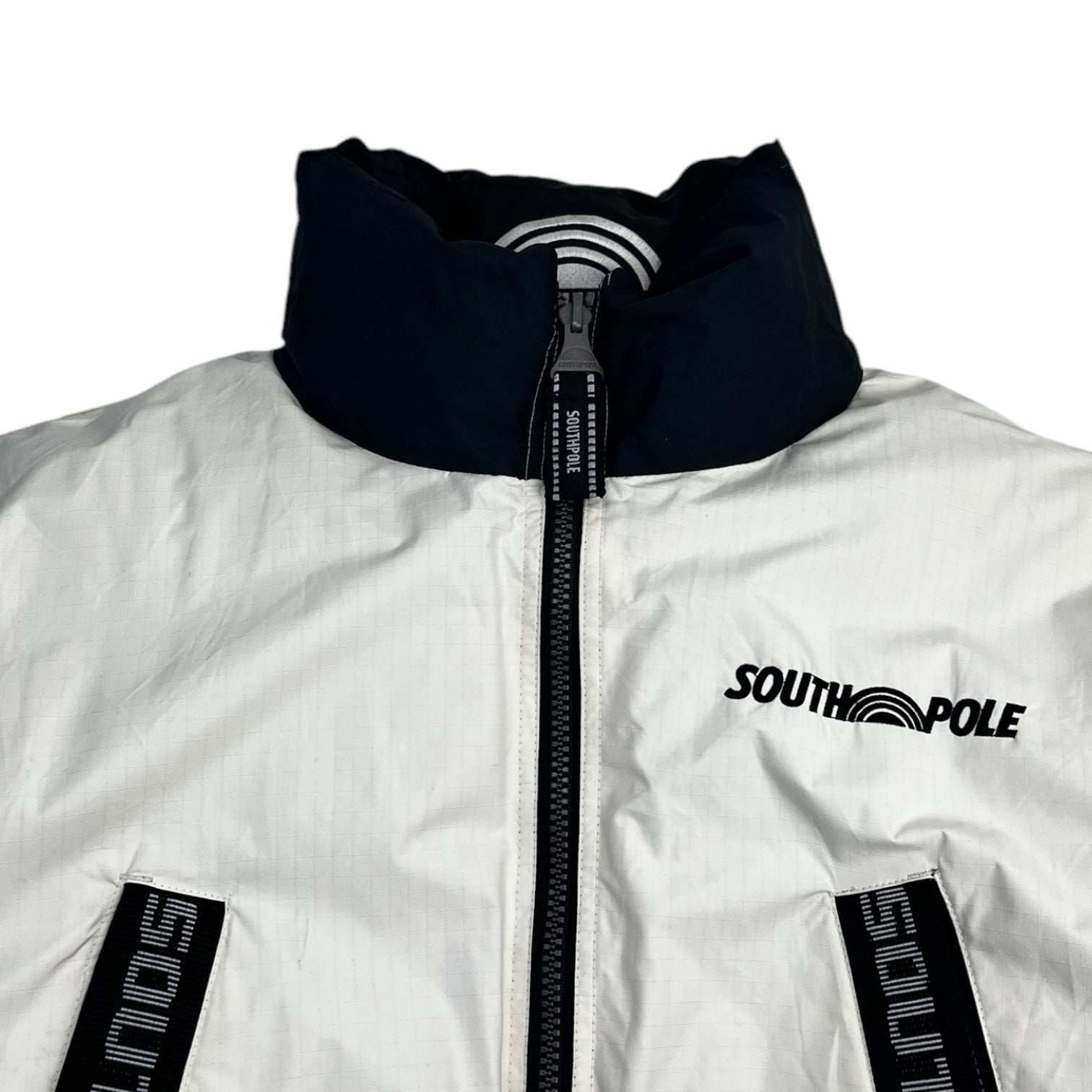 Vintage Y2K South Pole Mega Puff Reversible Jacket Black