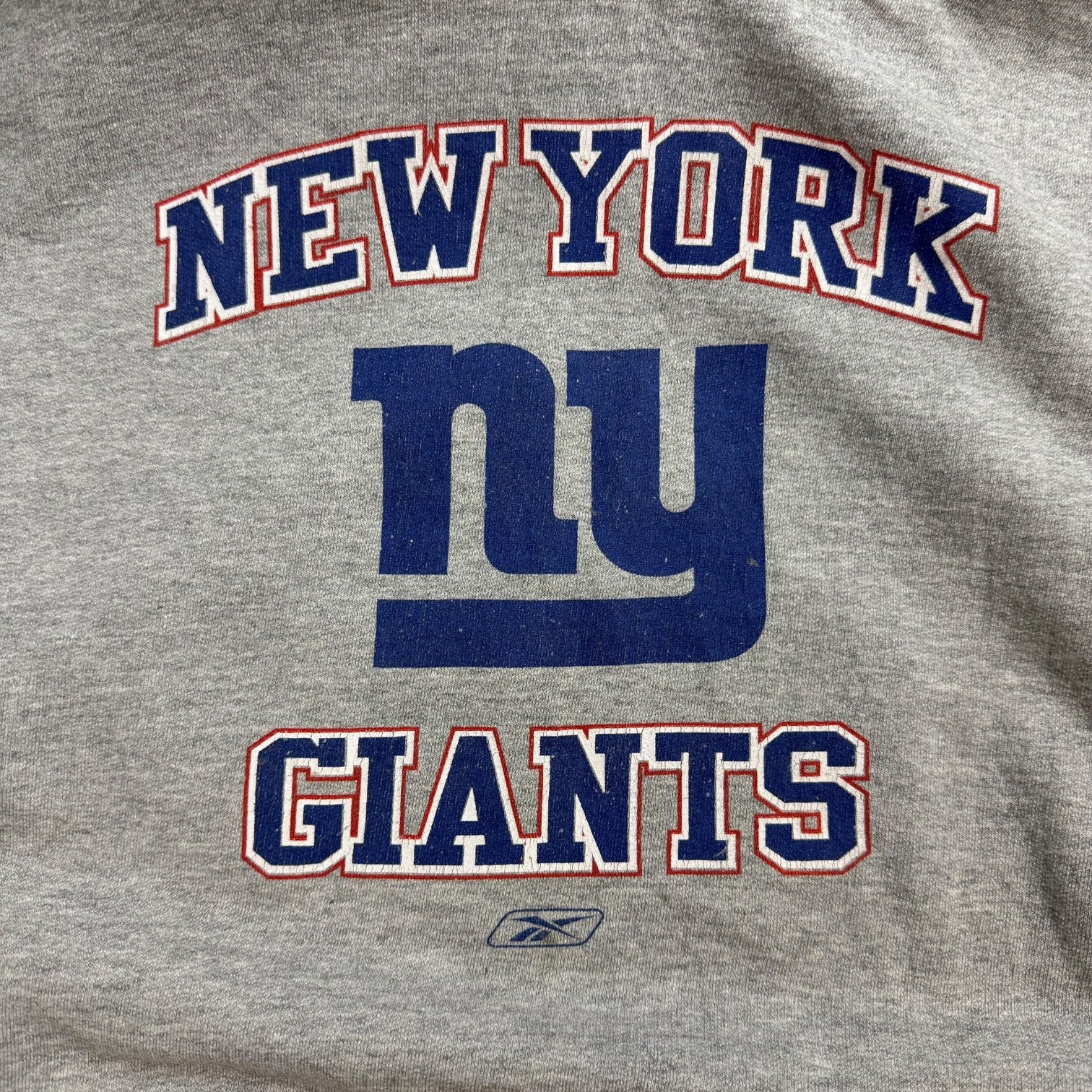 Vintage Reebok New York Giants Hoodie Grey