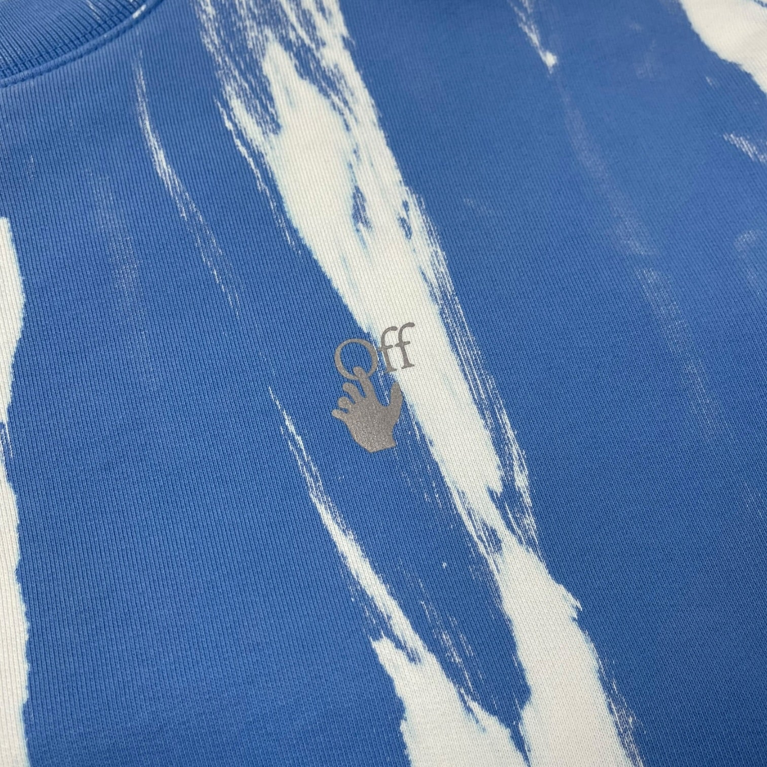 Off-White Reflective Arrows Tie-Dye Crewneck