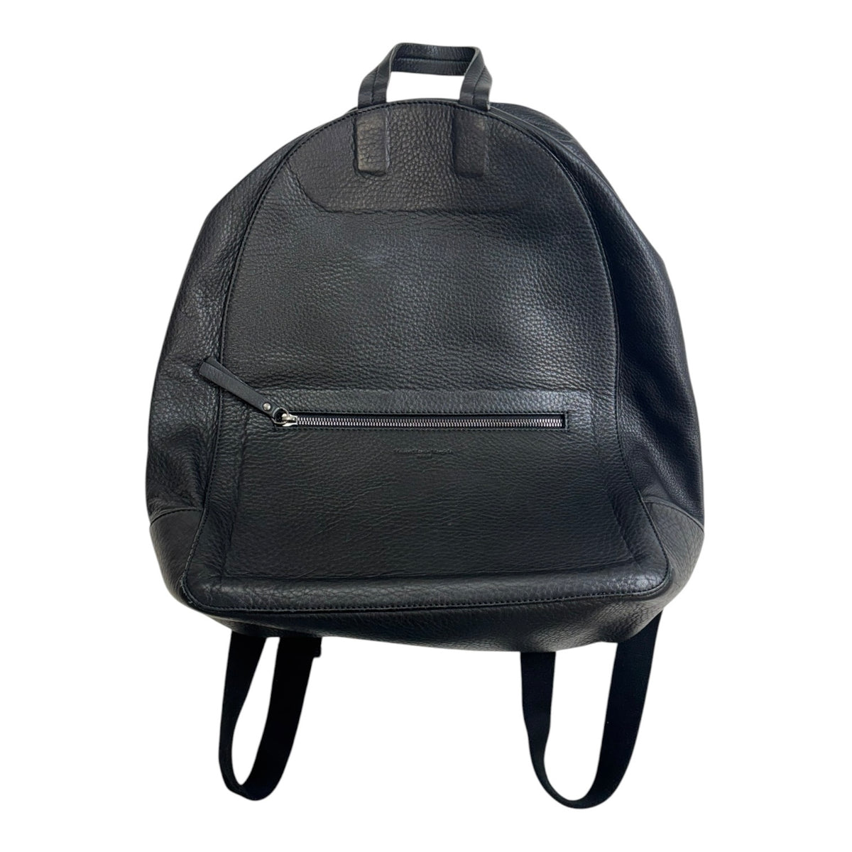 Maison Margiela Hammered Leather Backpack Black