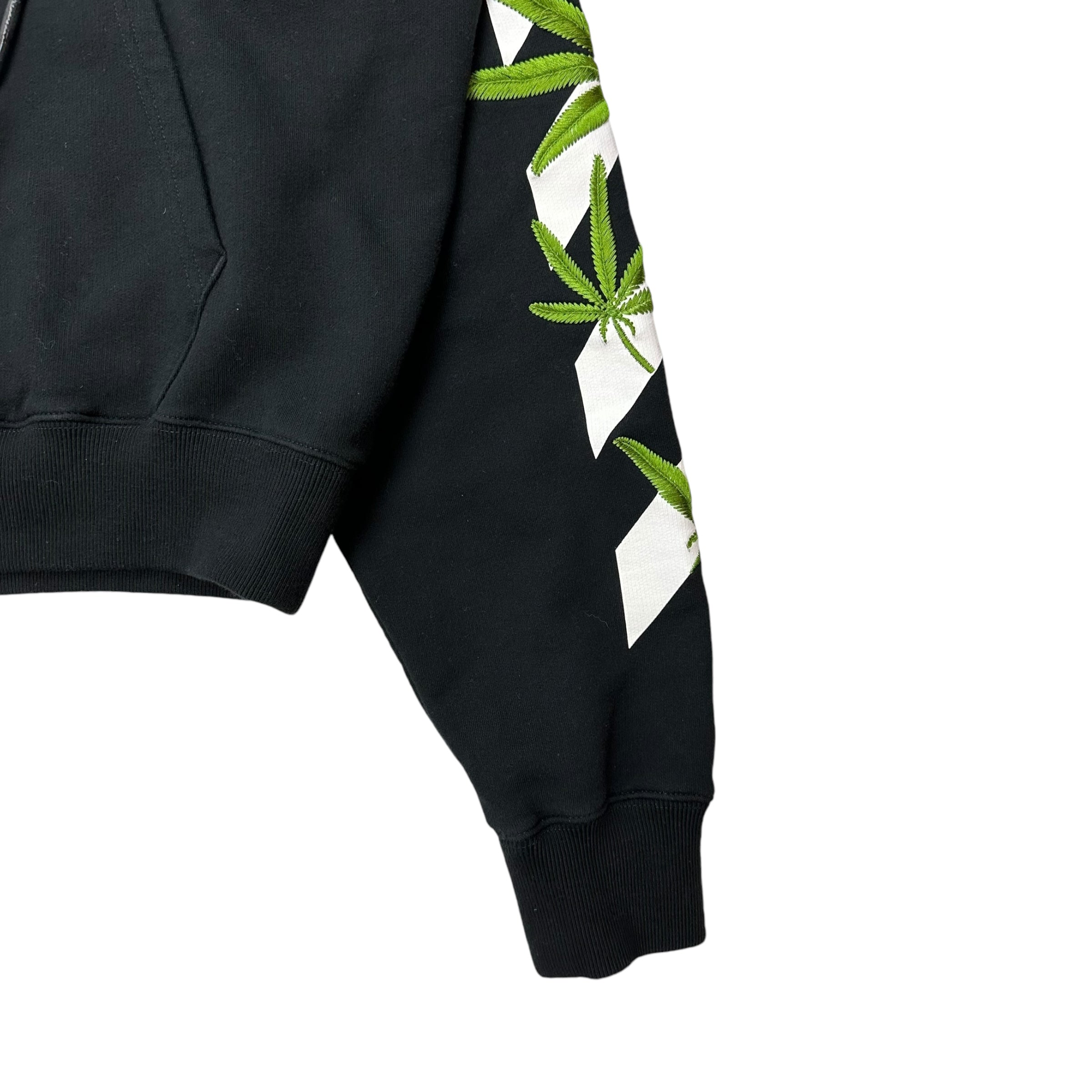 OFF-WHITE Weed Arrows OTH Hoodie Black