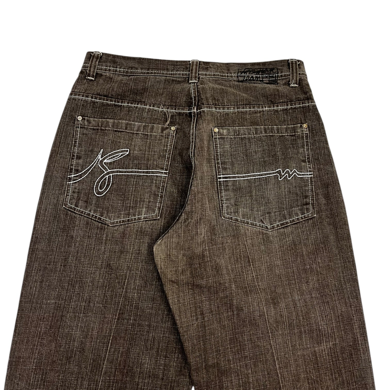 Vintage Y2K Koman Baggy Jeans Brown/Rust
