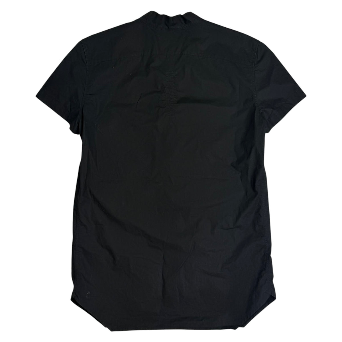 Rick Owens Golf Button Up Shirt Black