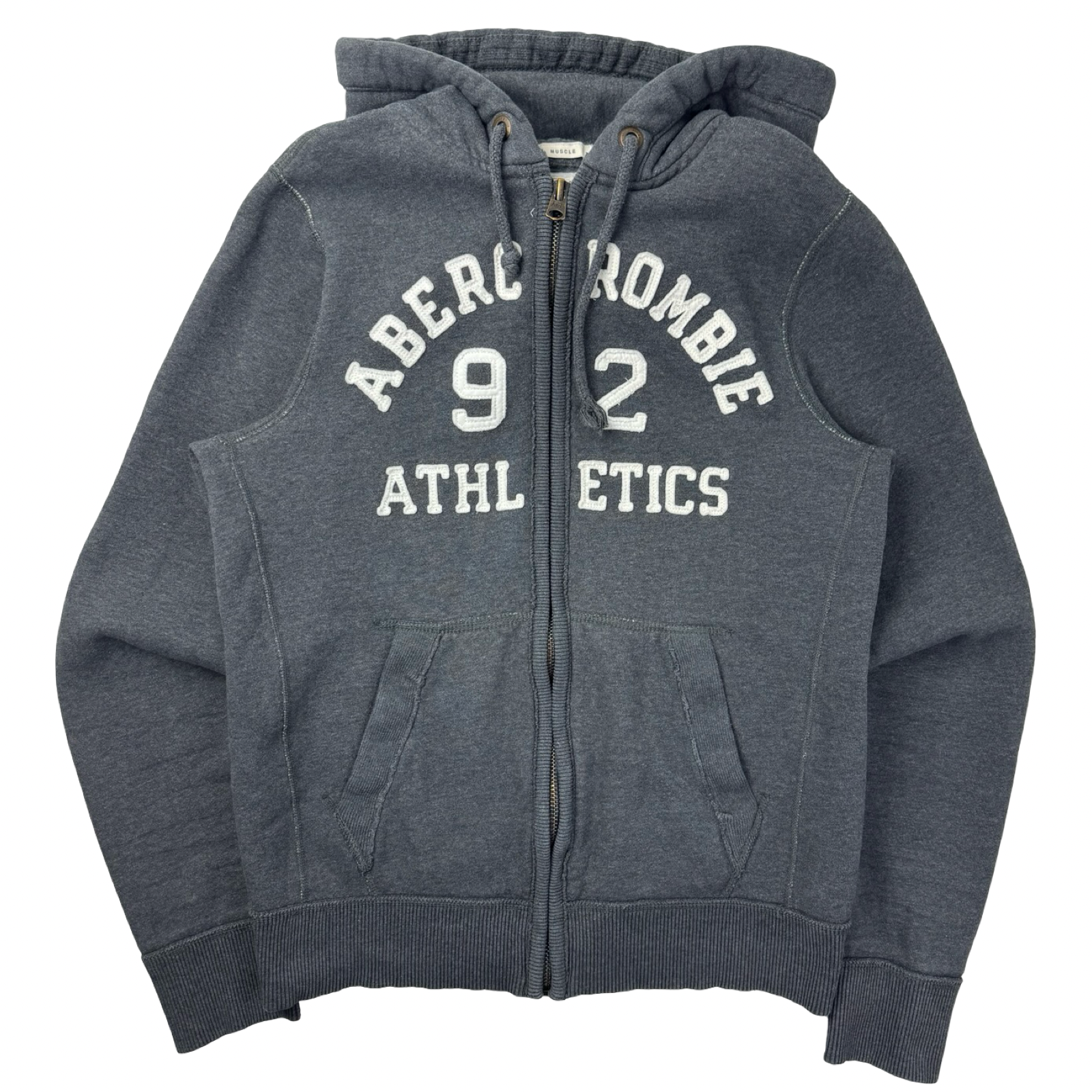 Vintage Y2K Abercrombie Arc Spellout Hoodie