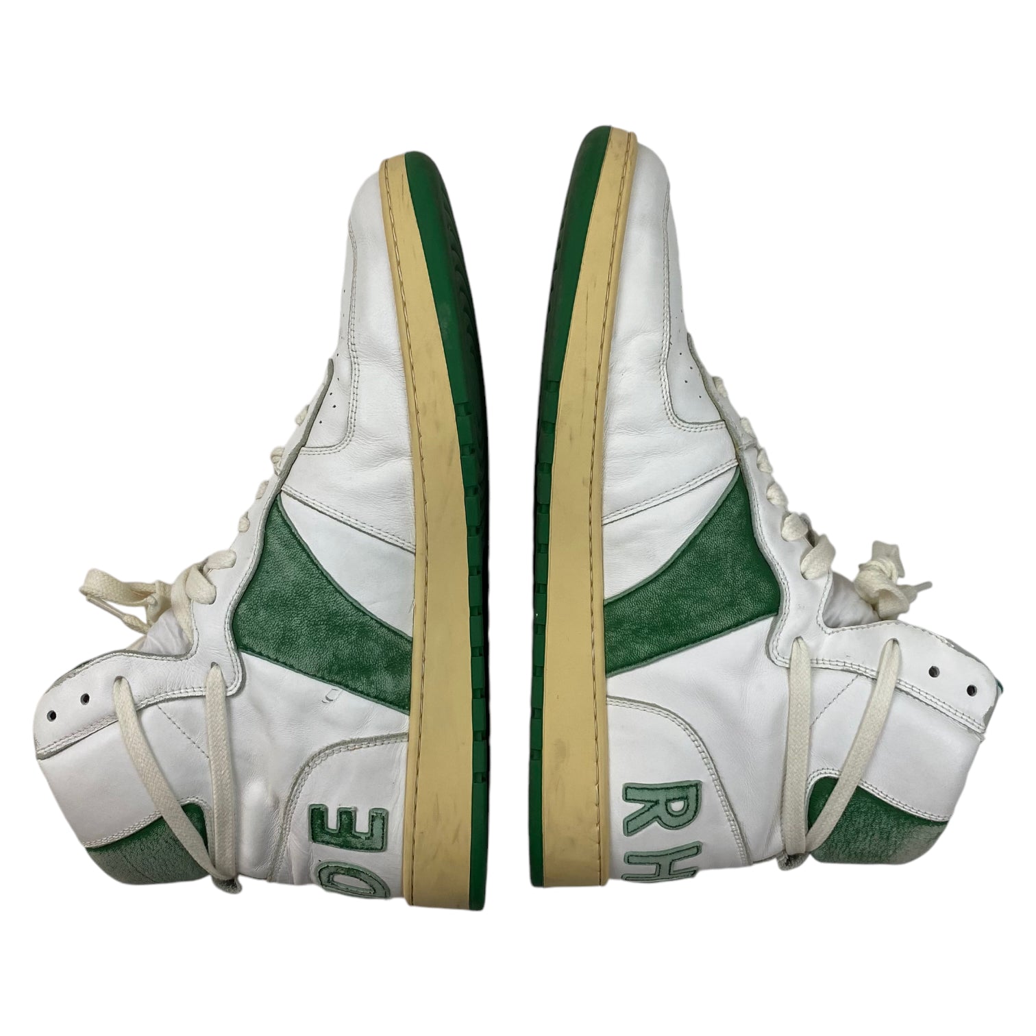 Rhude Rhecess Sky Hi White/Green (Used)