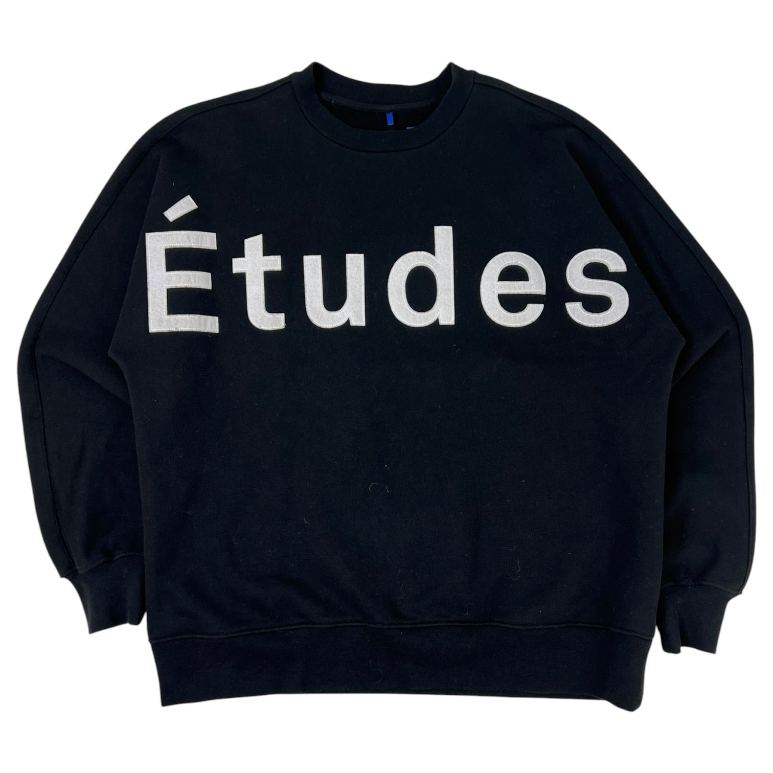 Études Studio Story Logo Embroidered Sweatshirt Black