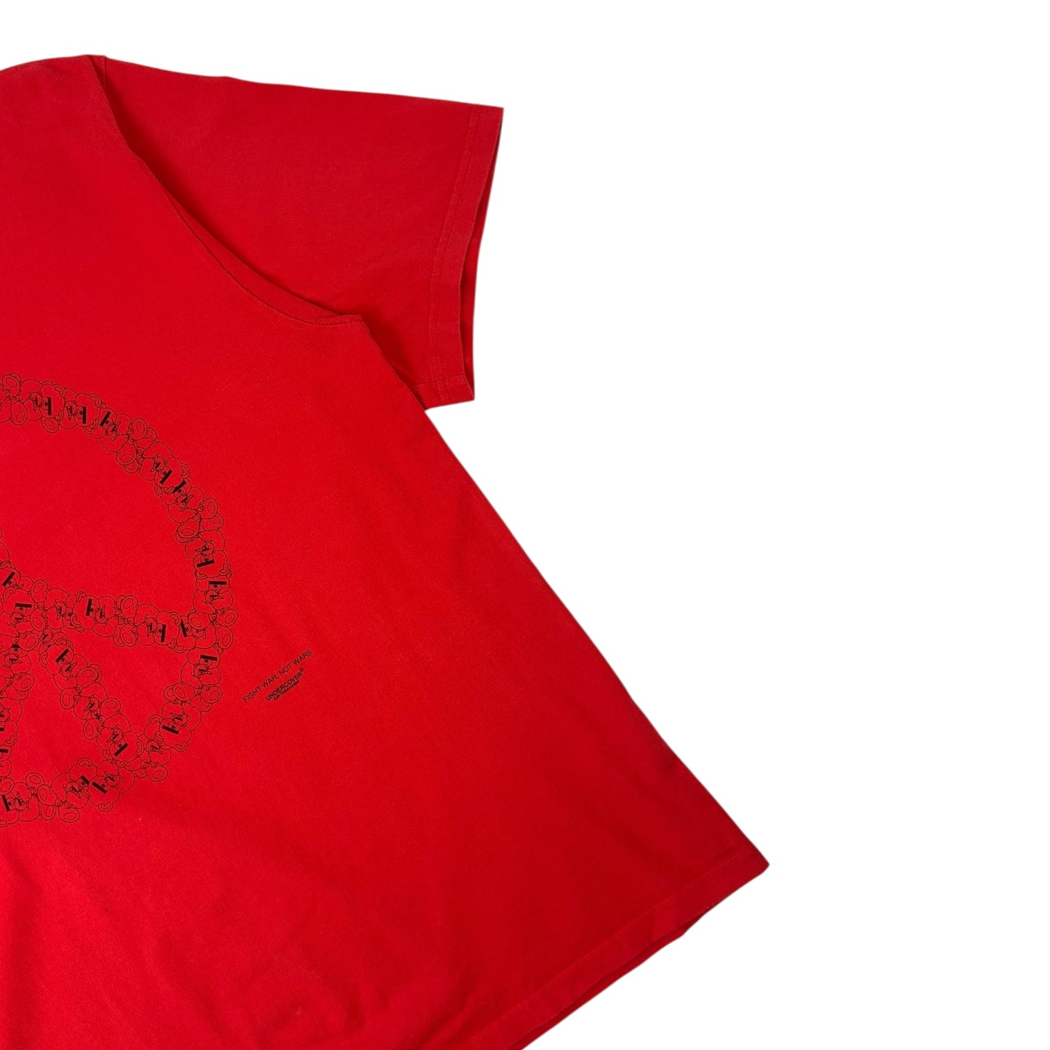 Undercover Peace Sign T-Shirt Red