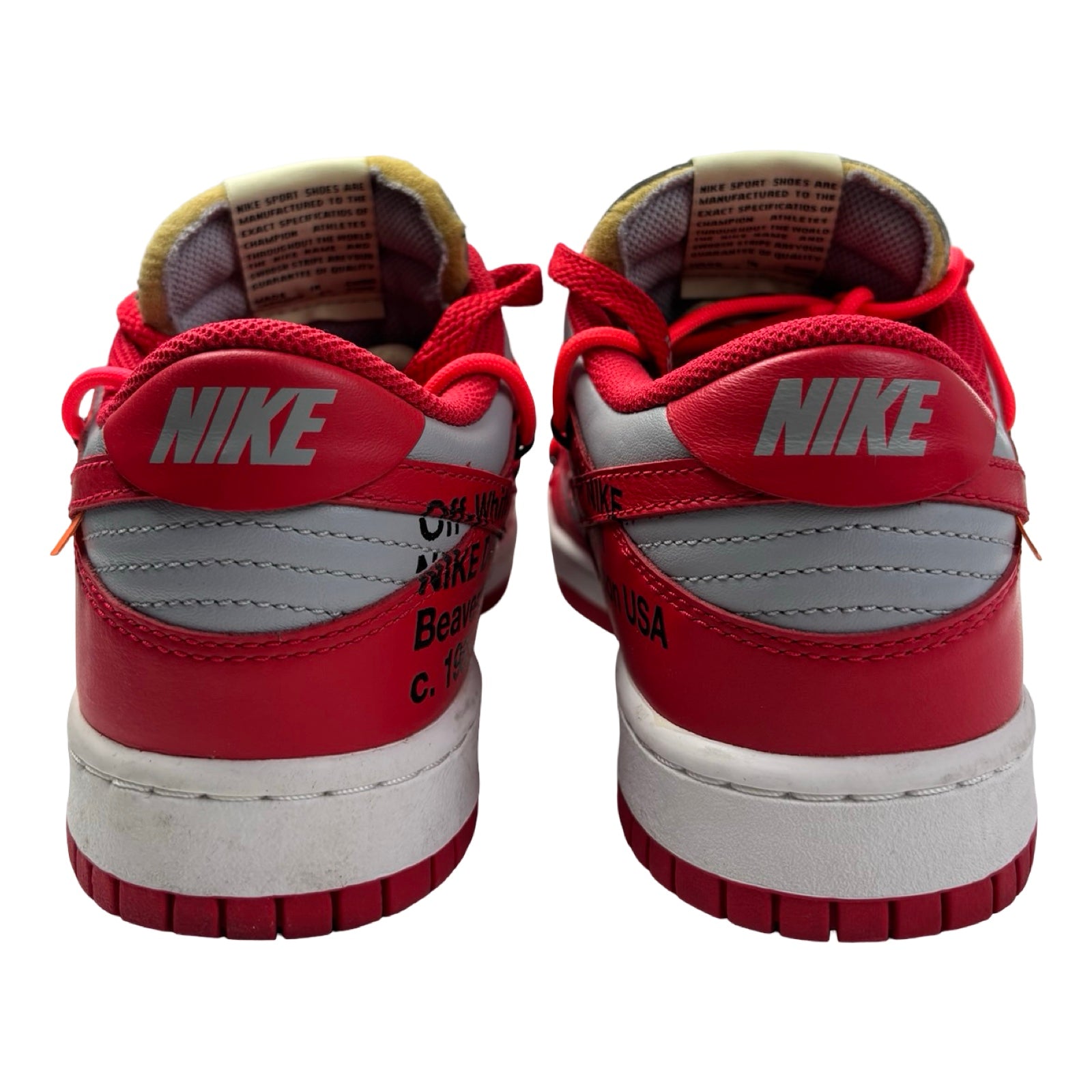 Nike Dunk Low Off-White University Red (Used)