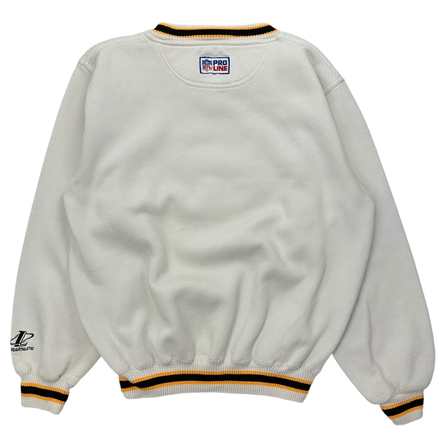 Vintage Pro Line Pittsburgh Steelers Crewneck White