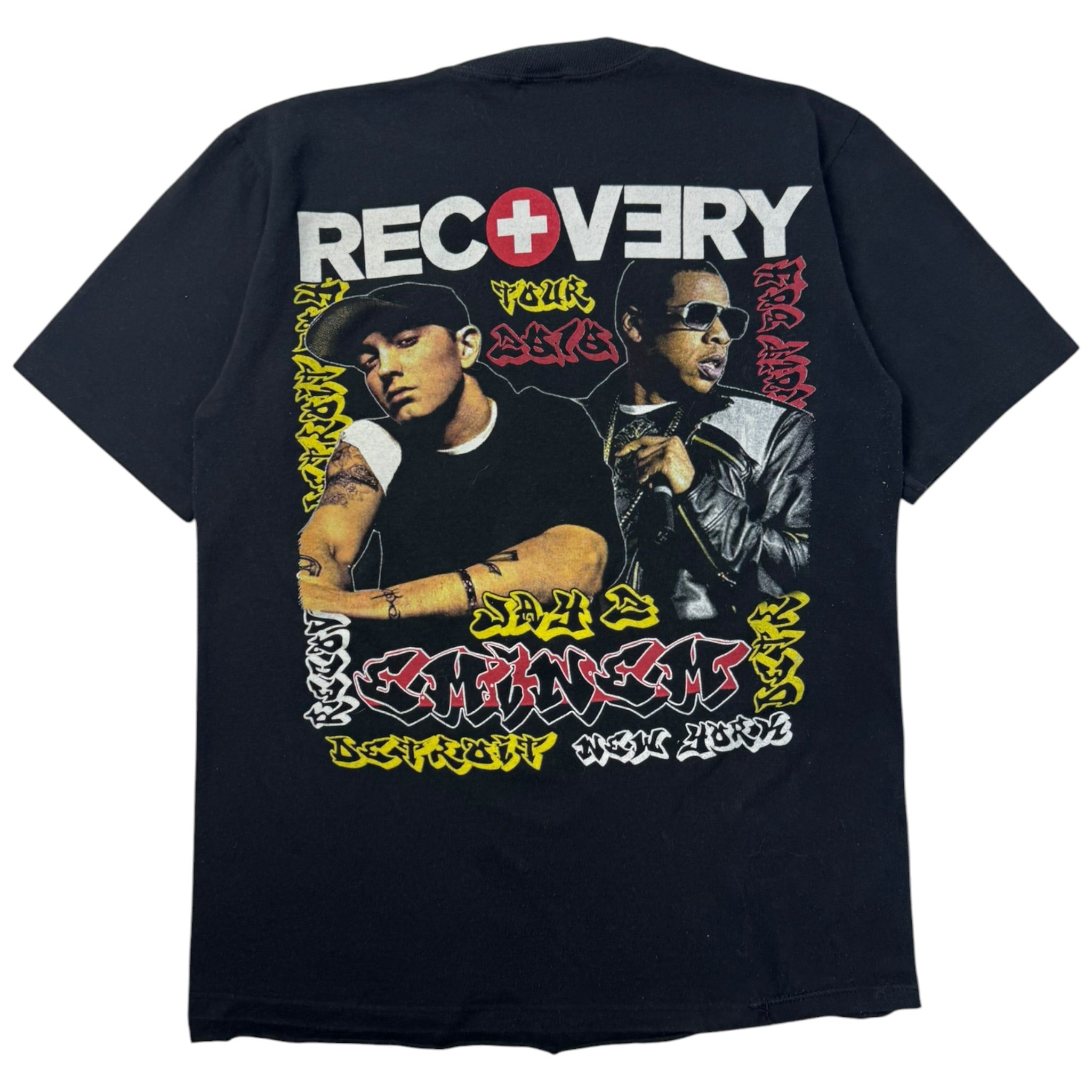 Vintage Eminem Jay-Z Recovery Tour Rap T-Shirt