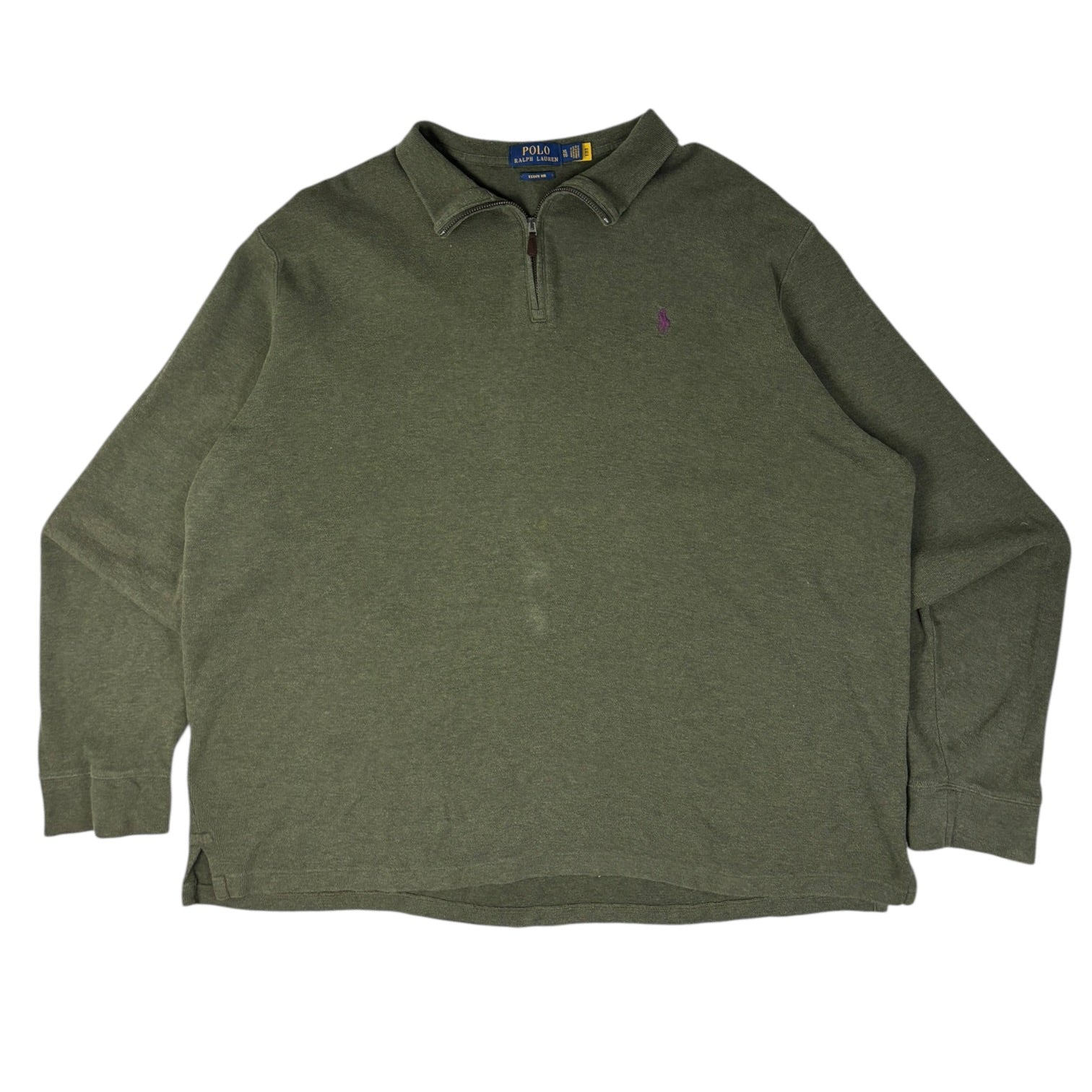 Polo Ralph Lauren Quarter-Zip Sweater Olive Green