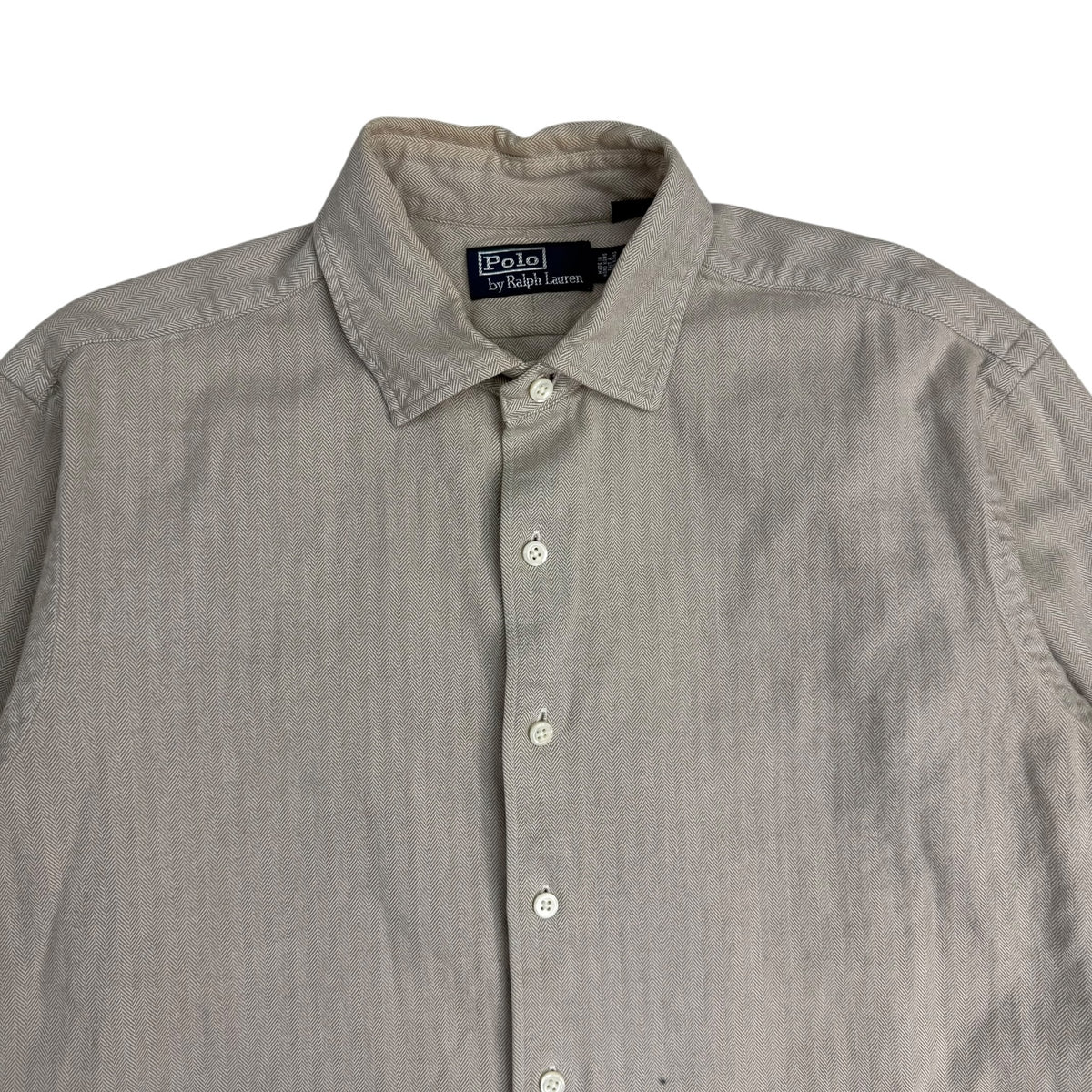 Vintage Polo Ralph Lauren Button Up Shirt Cream