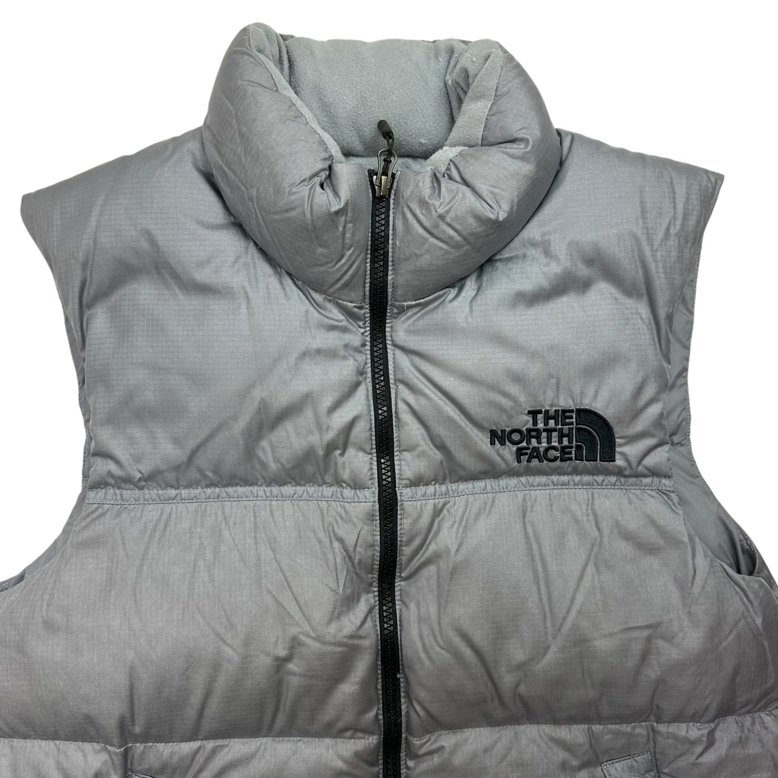 Vintage The North Face Nupste 700 Puffer Vest Grey