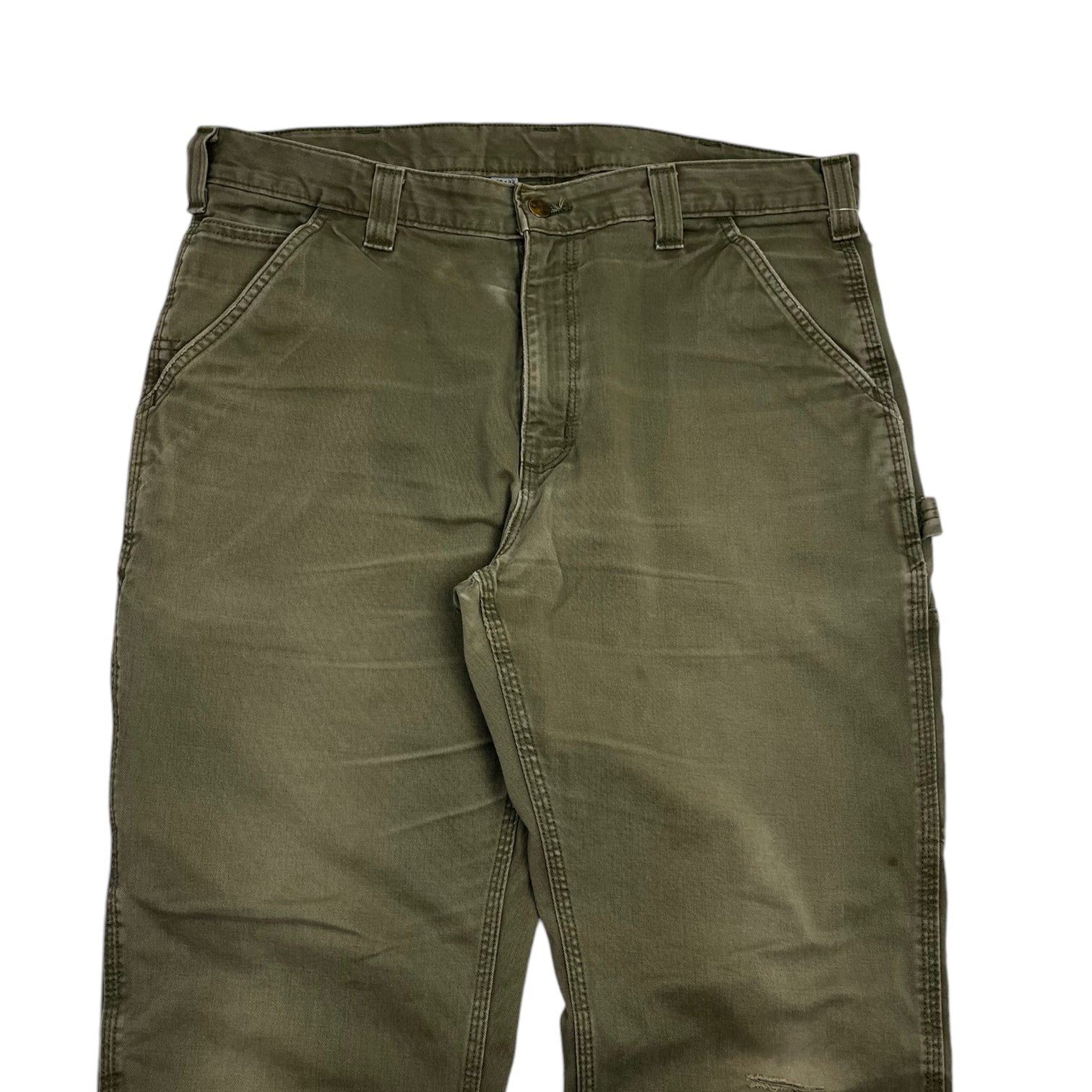 Carhartt Carpenter Work Pants Faded Olive