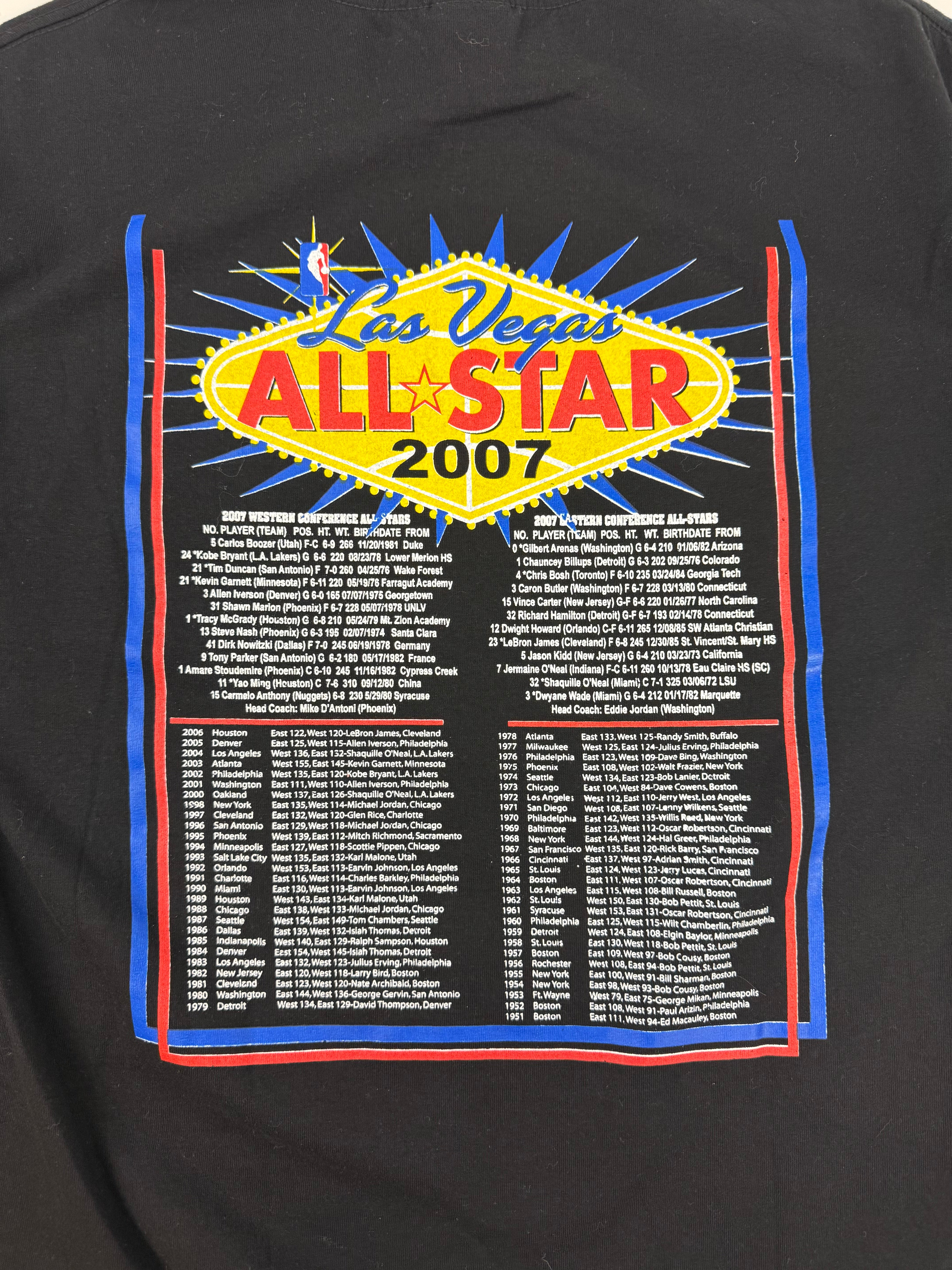 2007 NBA All Star T-Shirt Black