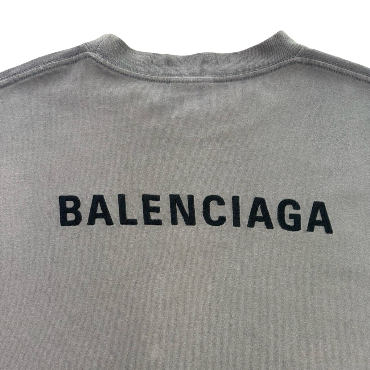Balenciaga Embroidered Spell Out T-Shirt
