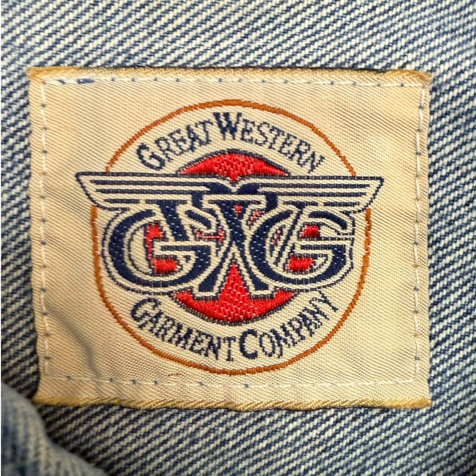 Vintage GWG Denim Button Up Jacket Medium Wash