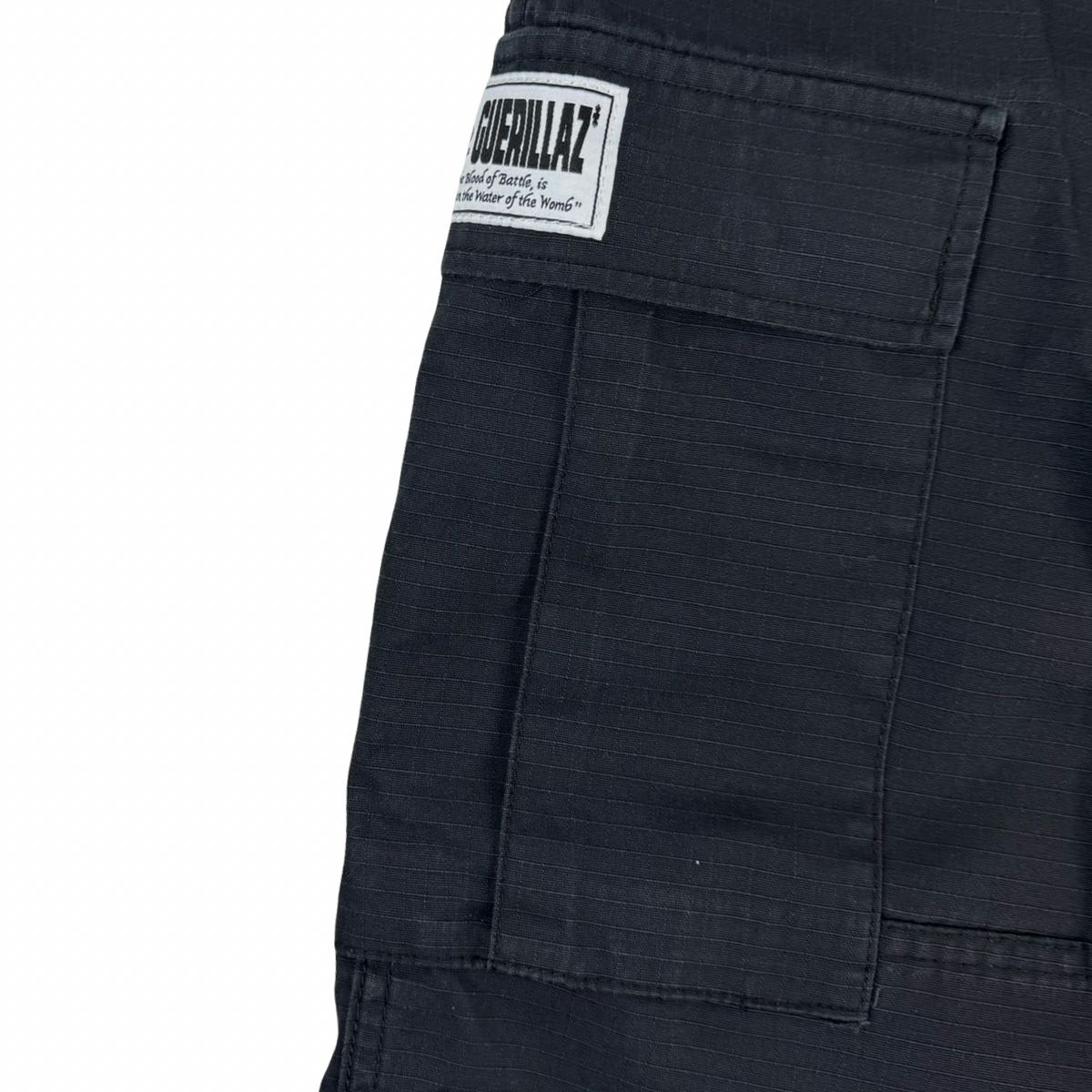 Corteiz Guerillaz Cargo Pants Black