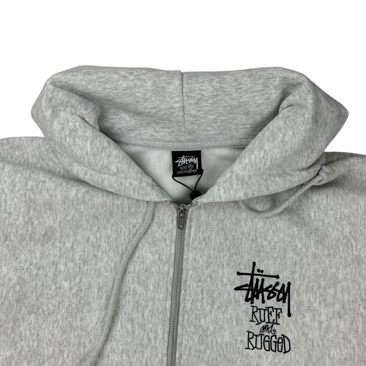 Stussy Well Suited Zip-Up Hoodie Ash Heather