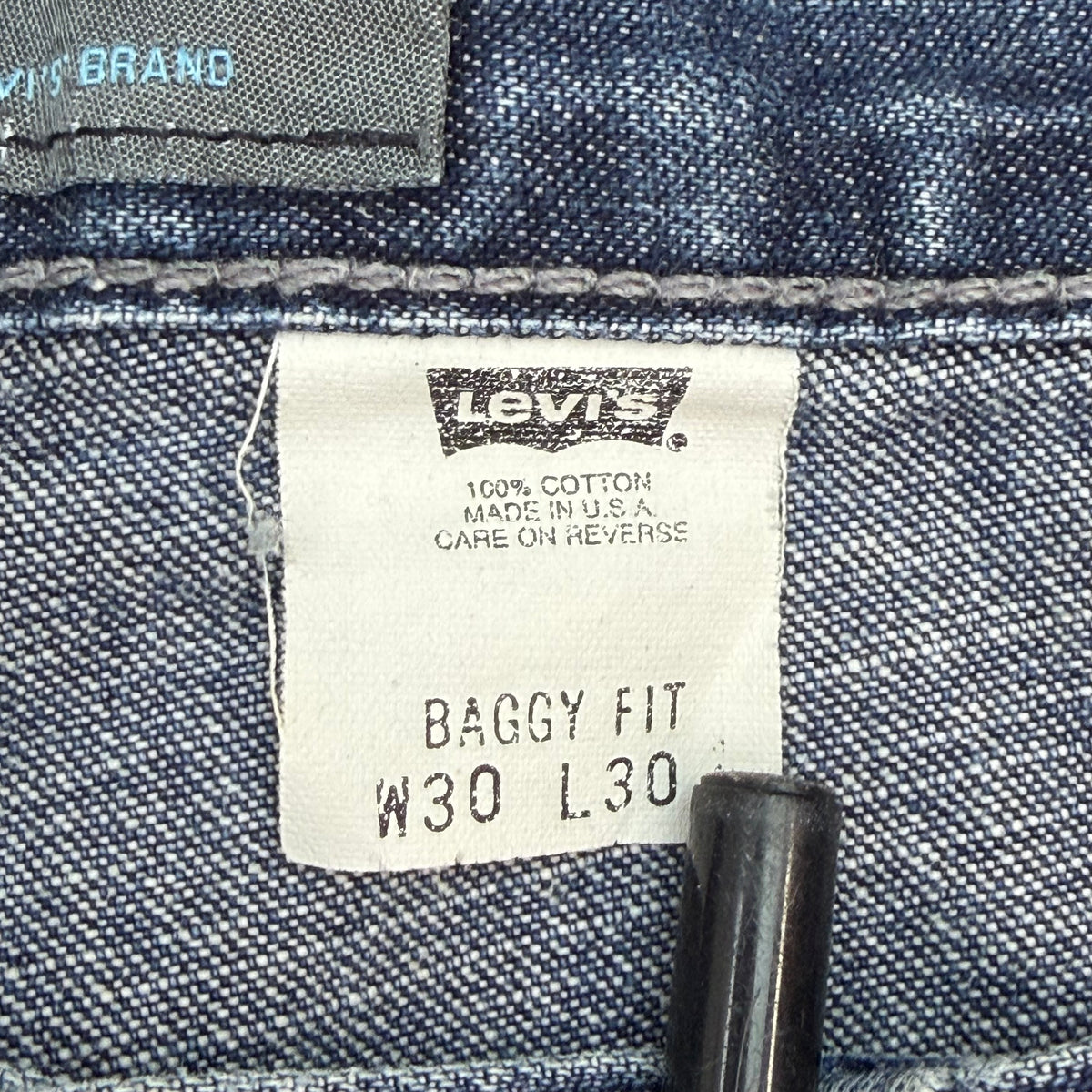 Vintage Levis Baggy Fit Silver Tab Jeans Blue