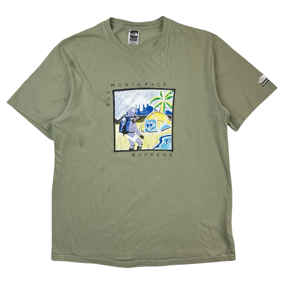 Supreme The North Face Sketch S/S Top Sage