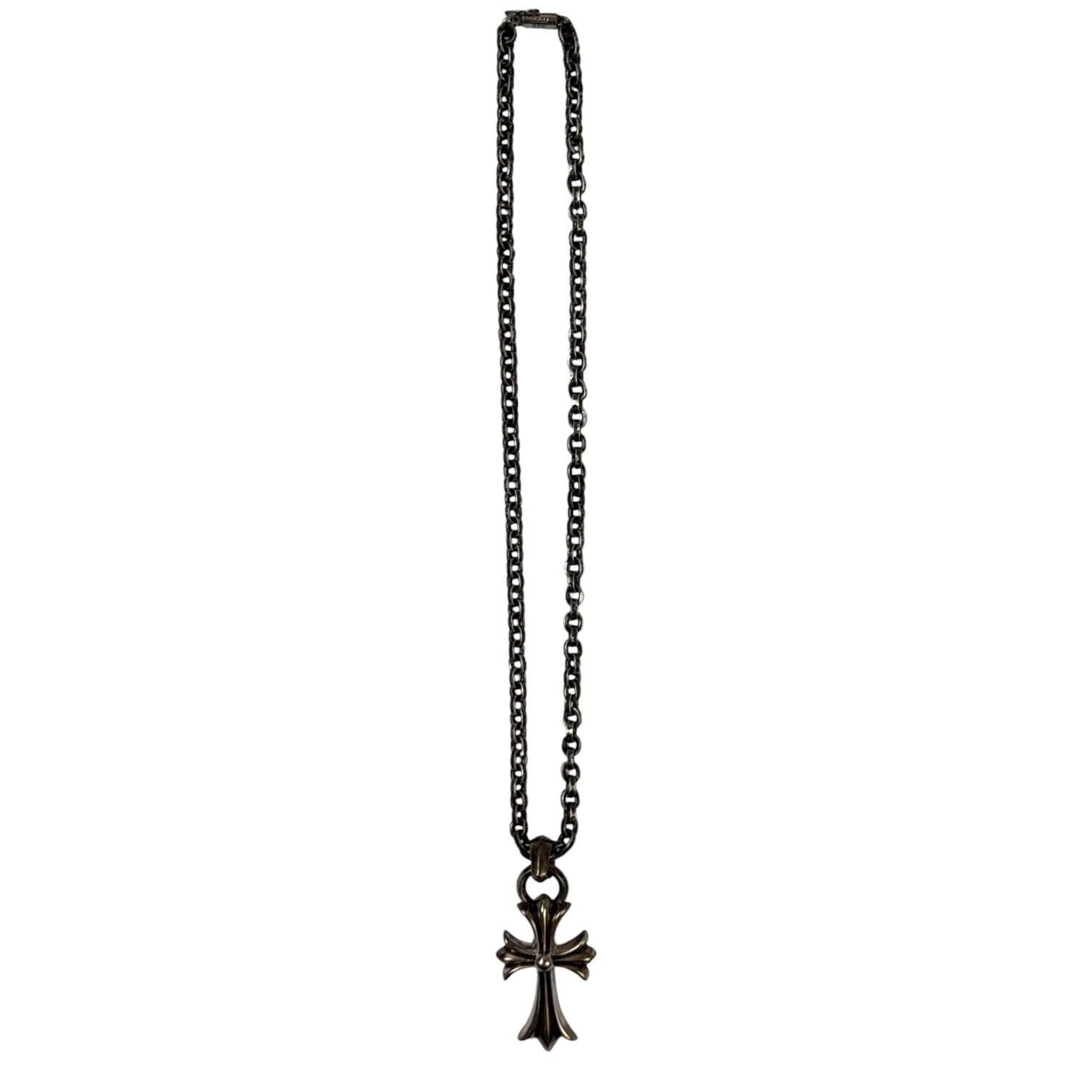 Chrome Hearts Cross Pendant & Paper Chain