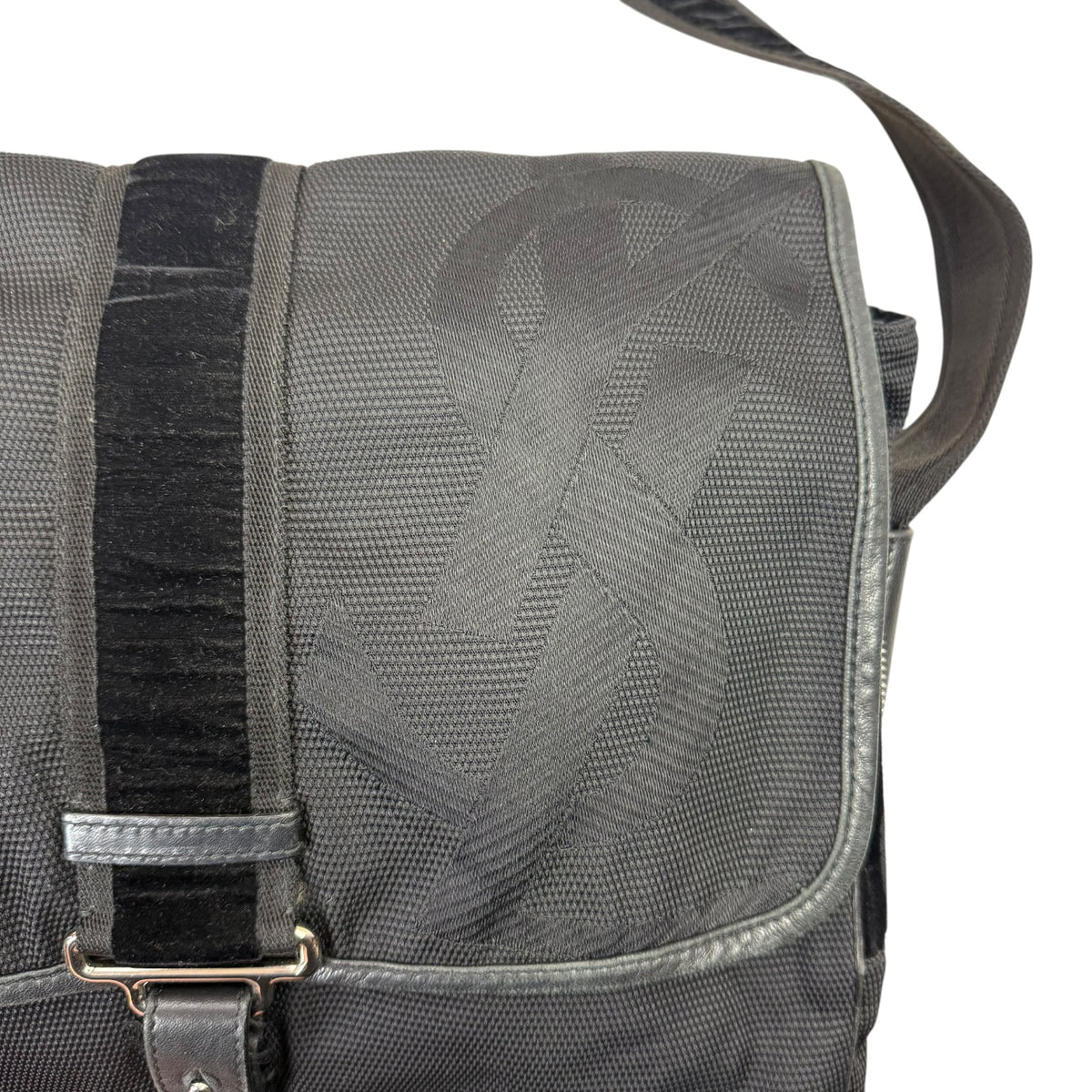 Saint Laurent Nylon Messenger Bag  Black
